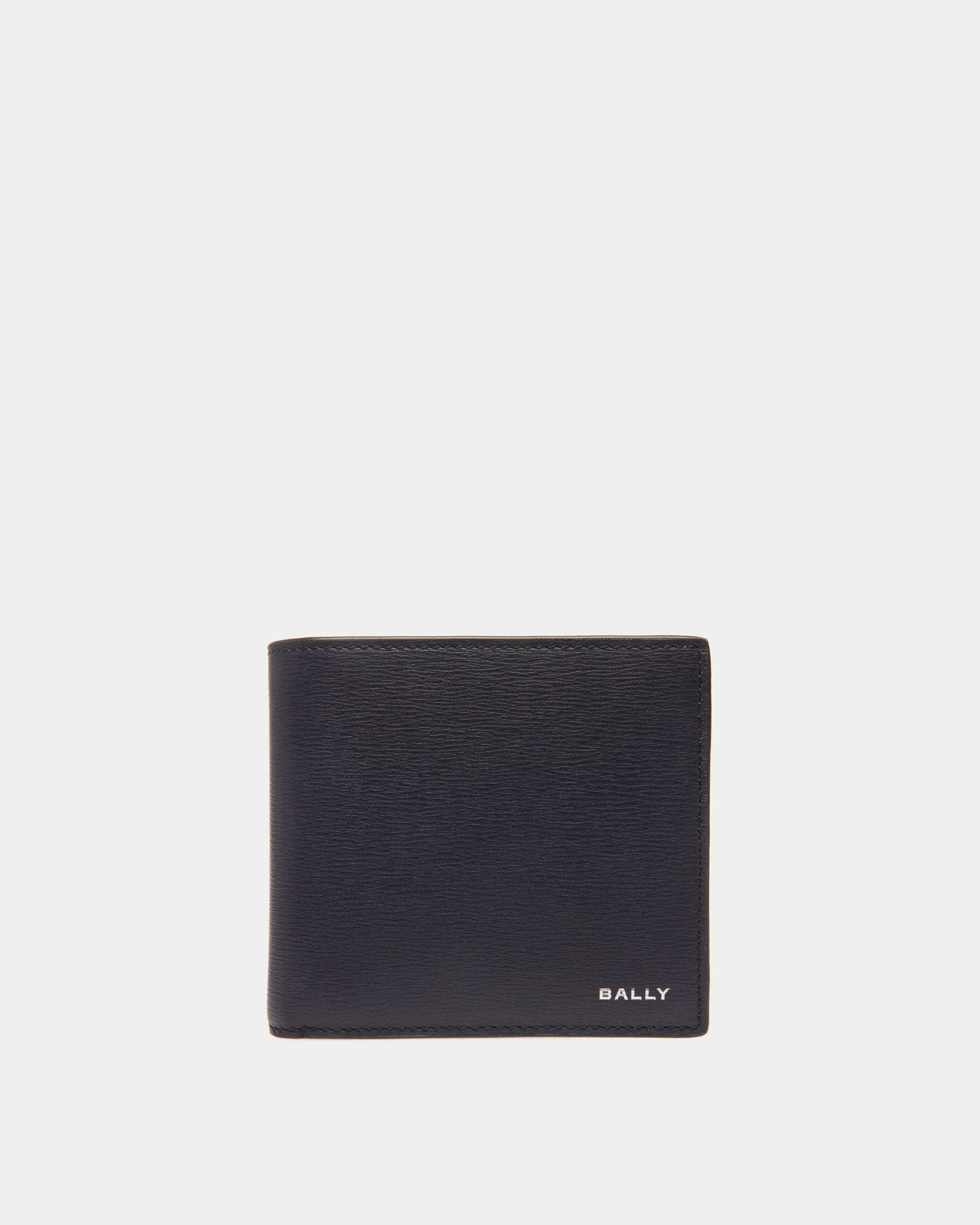 Crossing ID Coin Wallet In Midnight Leather - Men's - Bally - 01