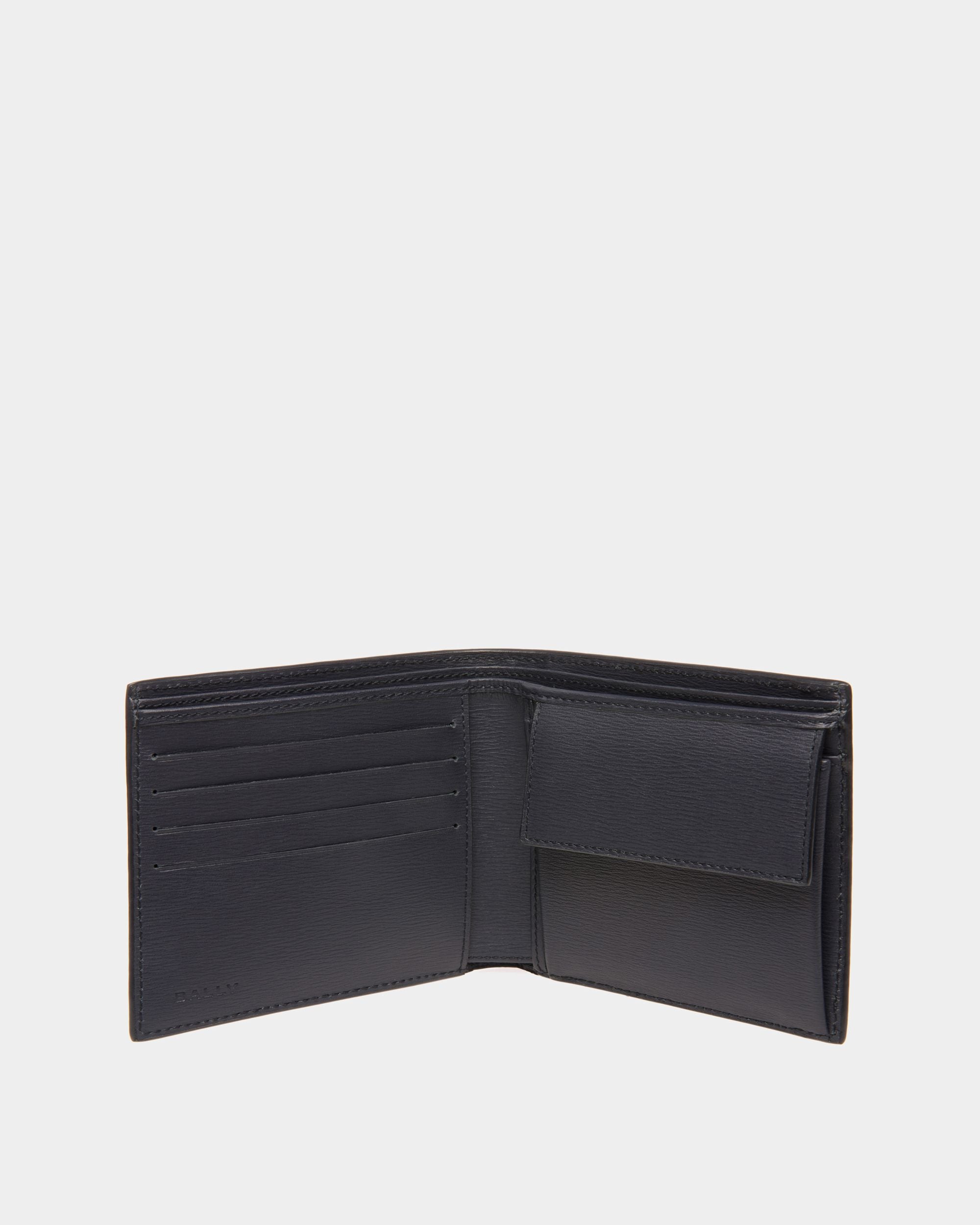Crossing ID Coin Wallet In Midnight Leather - Men's - Bally - 03
