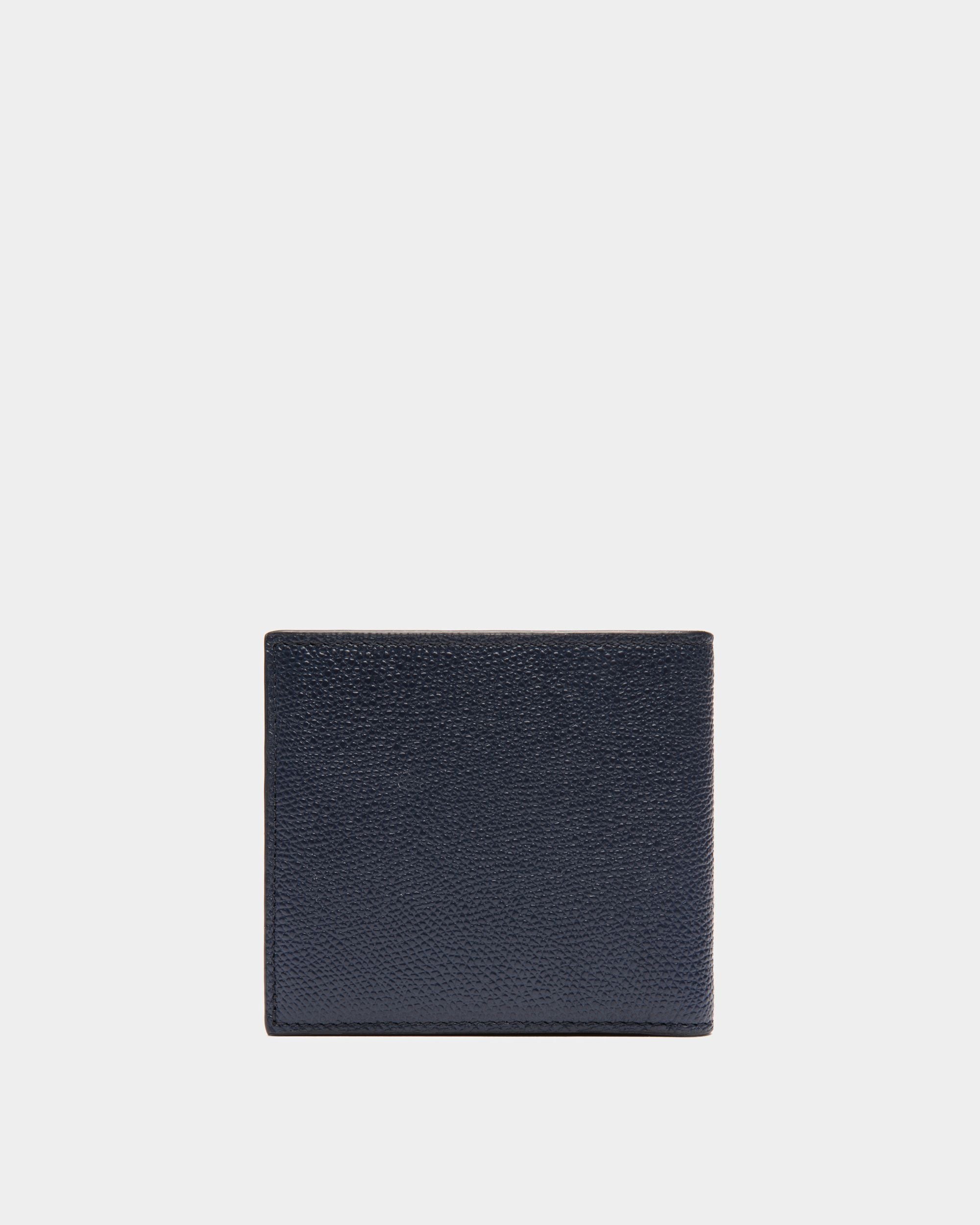 Portefeuille À Un Volet Flag En Cuir Bleu - Homme - Bally - 02