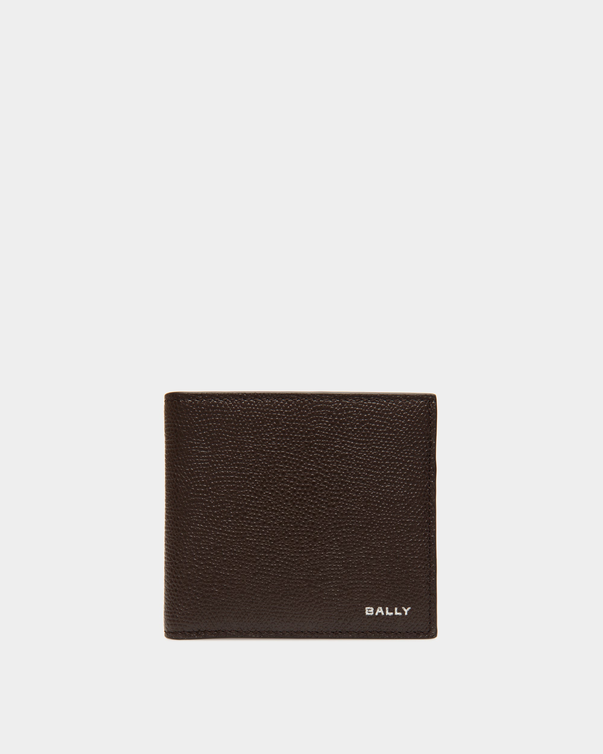 Zweiteilige Flag Geldbörse Aus Leder In Ebenholzschwarz - Herren - Bally - 01