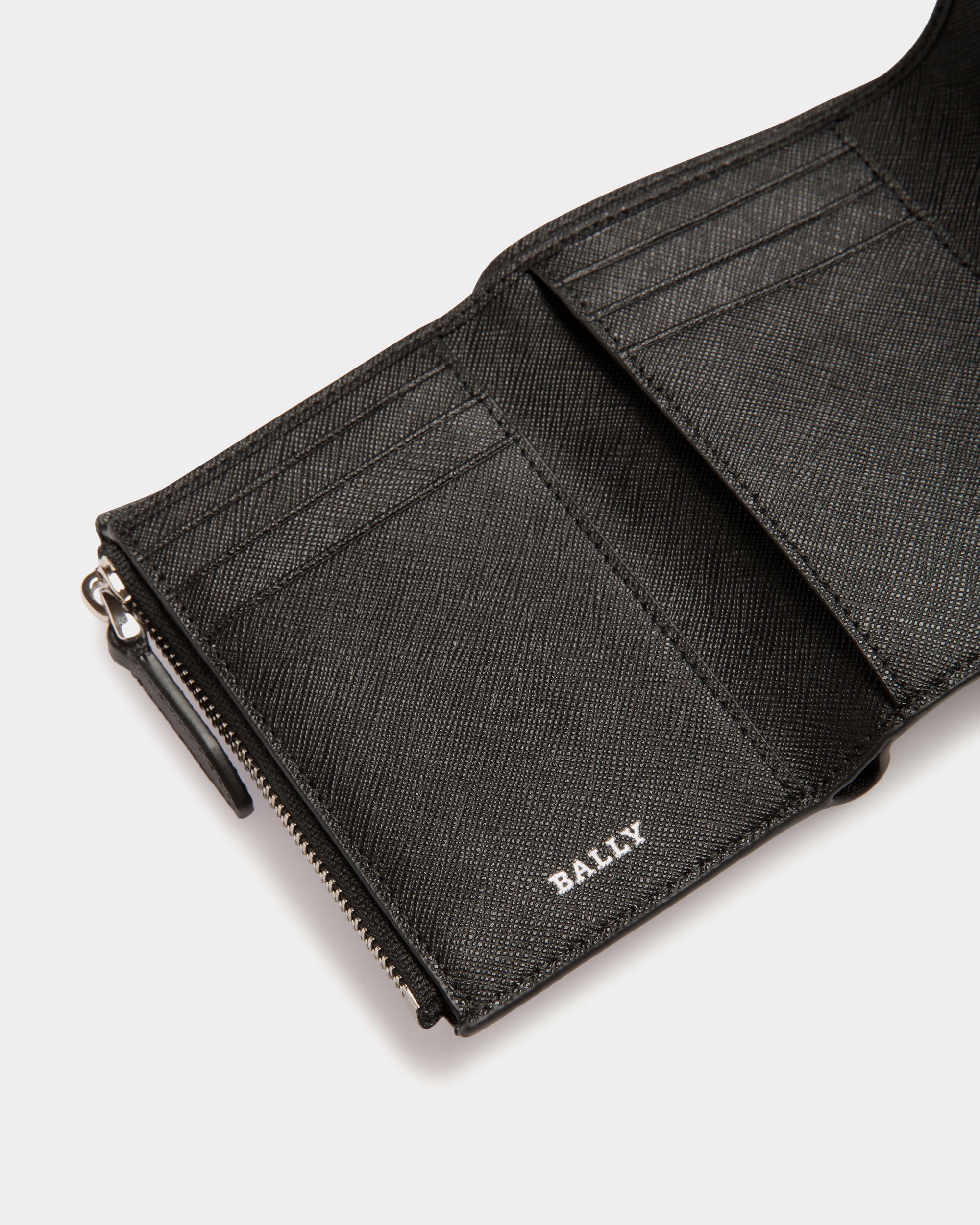 Wallet In Black Bovine Split - Herren - Bally - 04