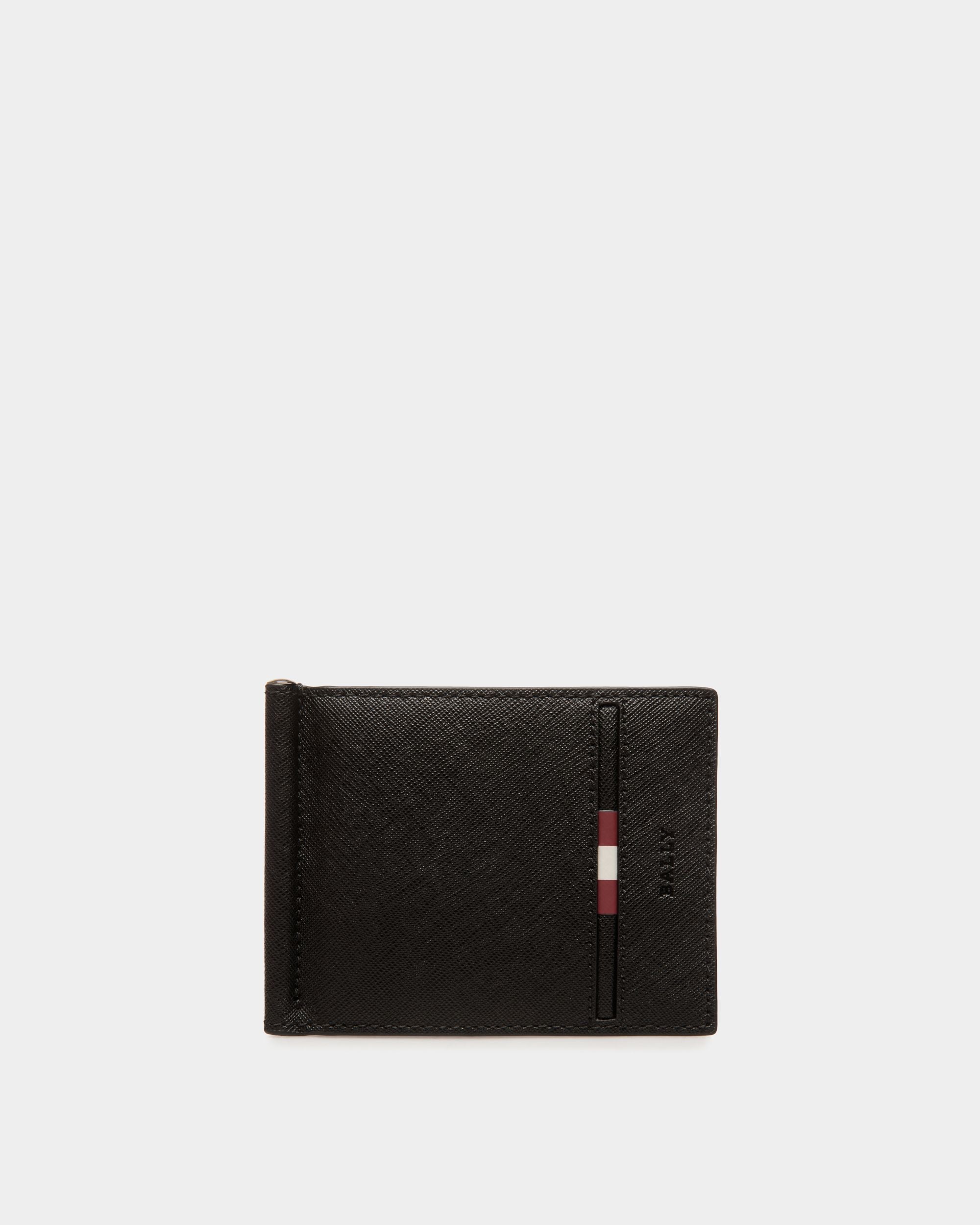 Wallet In Black Bovine Split - Hombre - Bally - 01