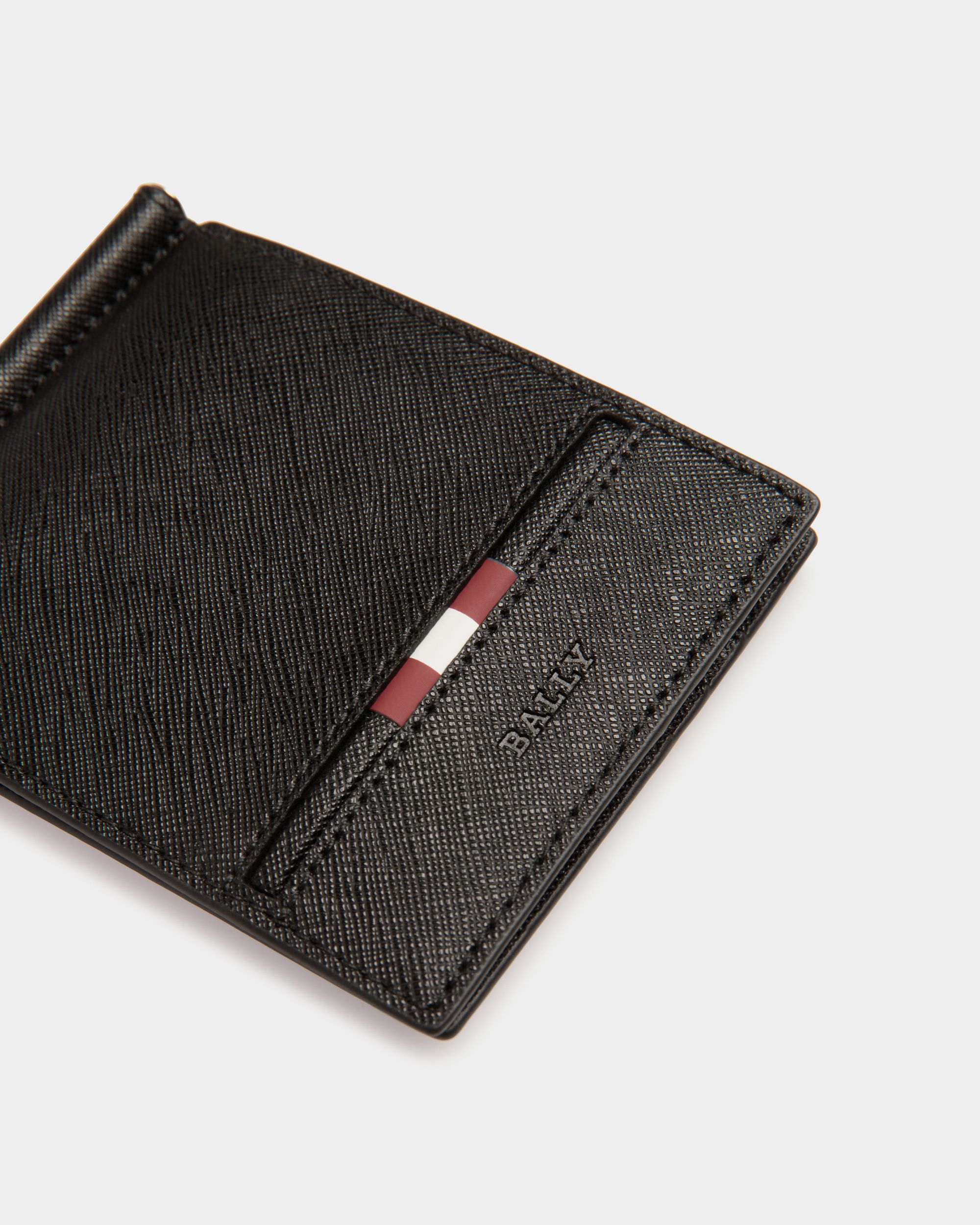 Wallet In Black Bovine Split - Hombre - Bally - 04