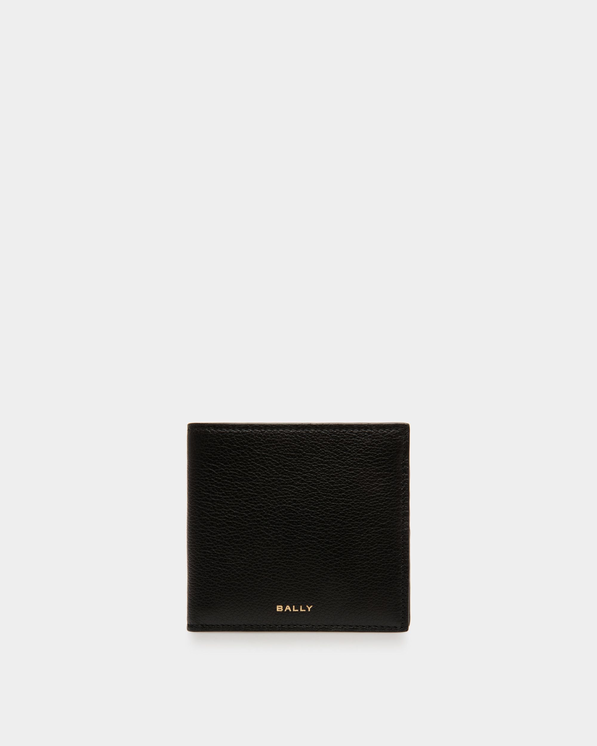 Portefeuille Un Volet 8 CC En Cuir Noir - Homme - Bally - 01
