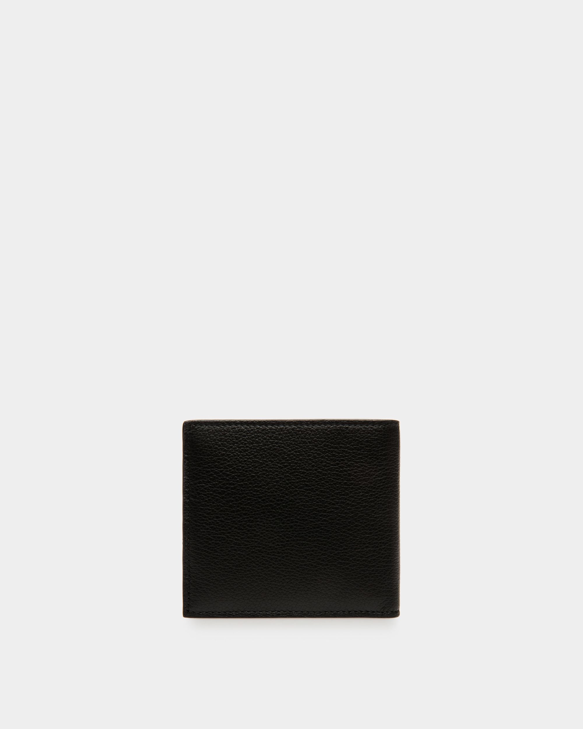 Portefeuille Un Volet 8 CC En Cuir Noir - Homme - Bally - 02