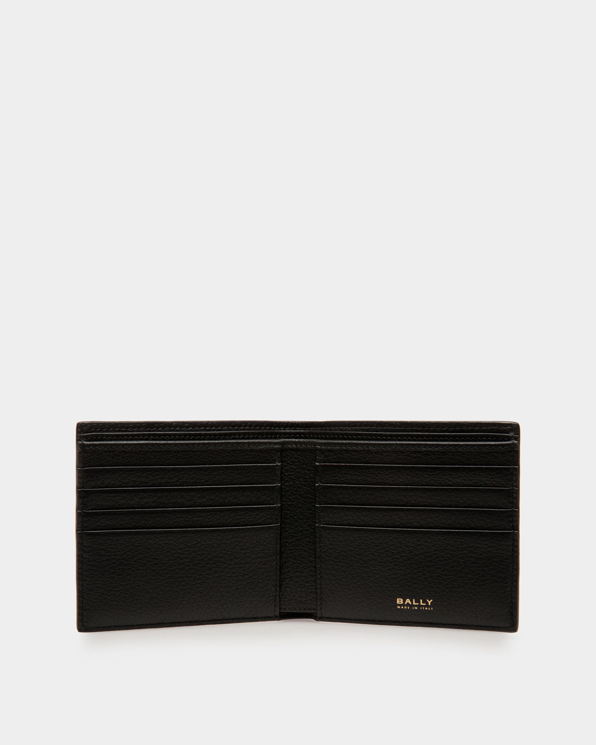 Portefeuille Un Volet 8 CC En Cuir Noir - Homme - Bally - 03