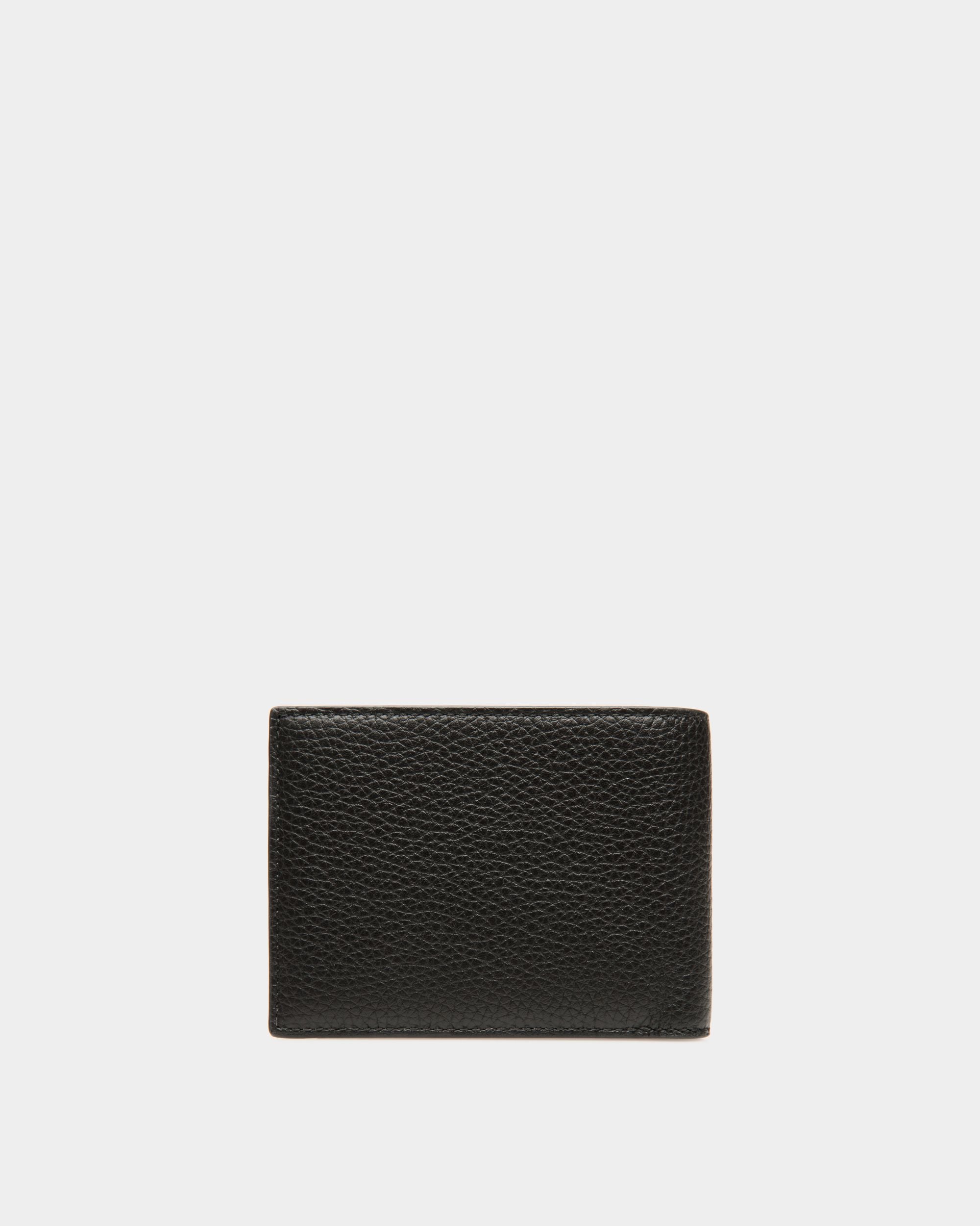 Ribbon Bifold In Black Leather - Homme - Bally - 02