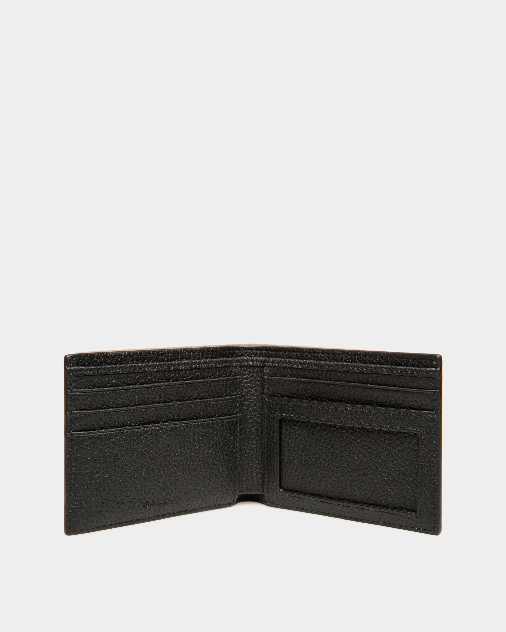Ribbon Bifold In Black Leather - Homme - Bally - 03