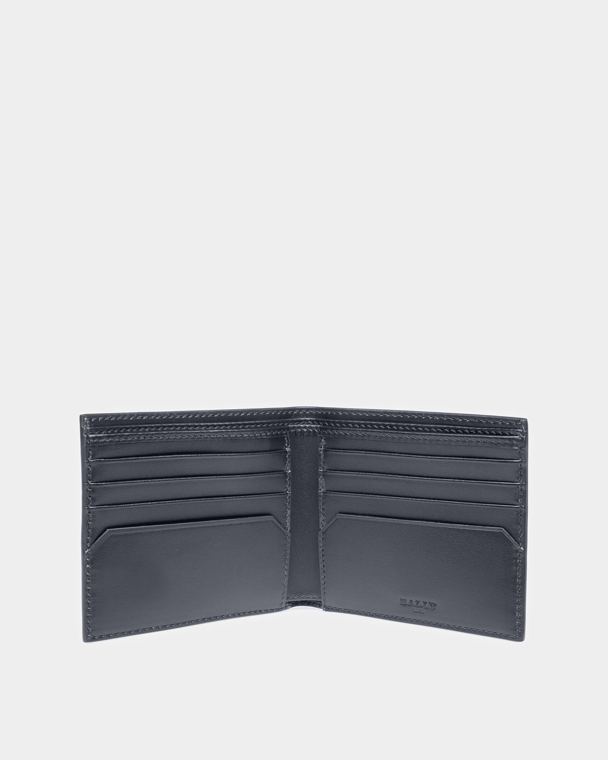 Brasai Geldbörse Aus Leder In Mitternachtsblau Und Hellblau - Herren - Bally - 03