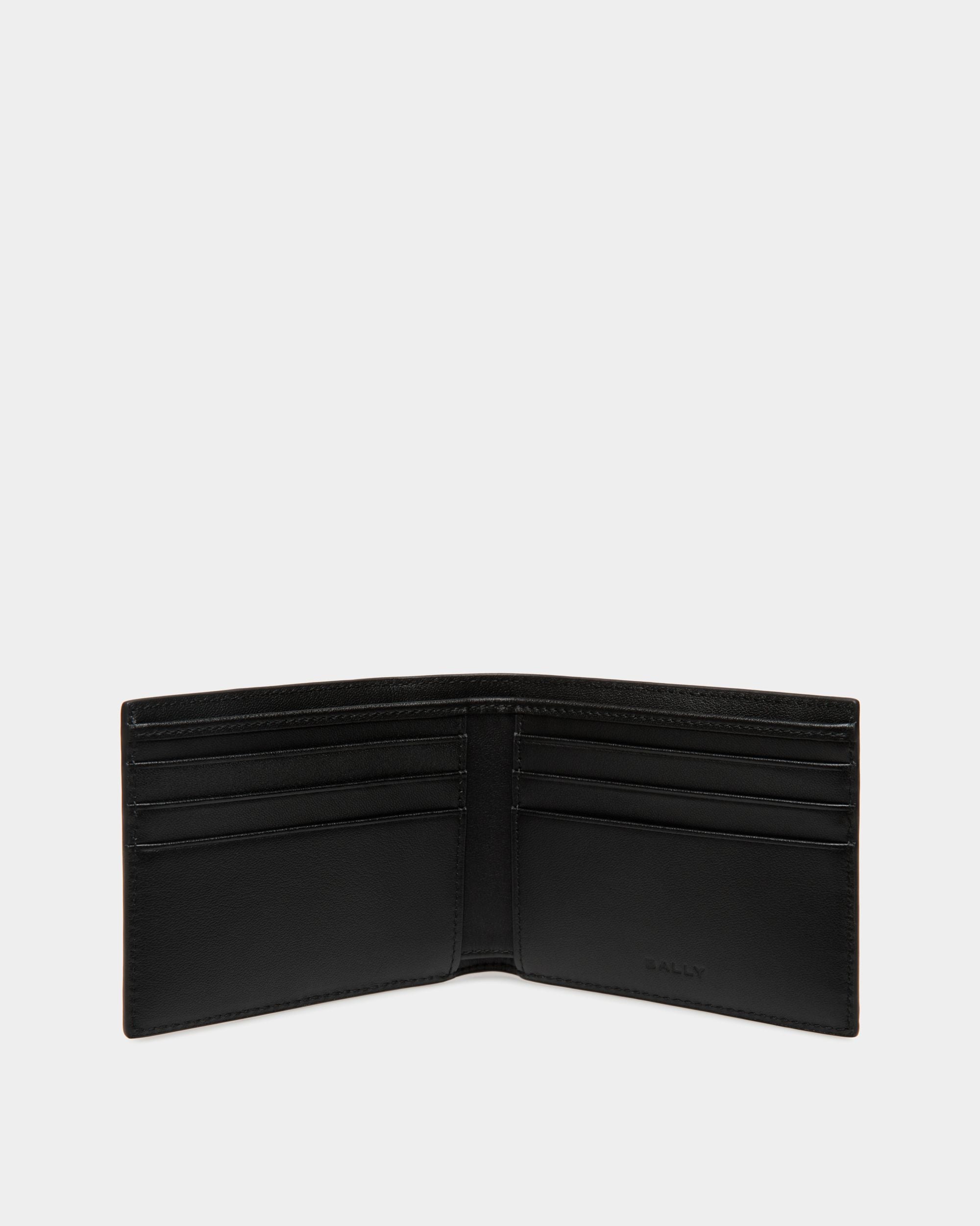 Portefeuille À Deux Volets Mythos En Cuir Recyclé Noir - Homme - Bally - 03