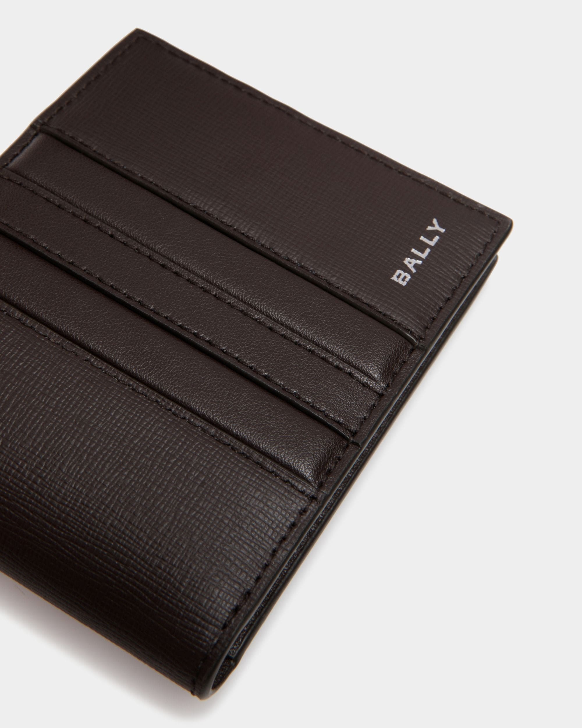 Portefeuille À Deux Volets Mythos En Cuir Recyclé Ebano - Homme - Bally - 04
