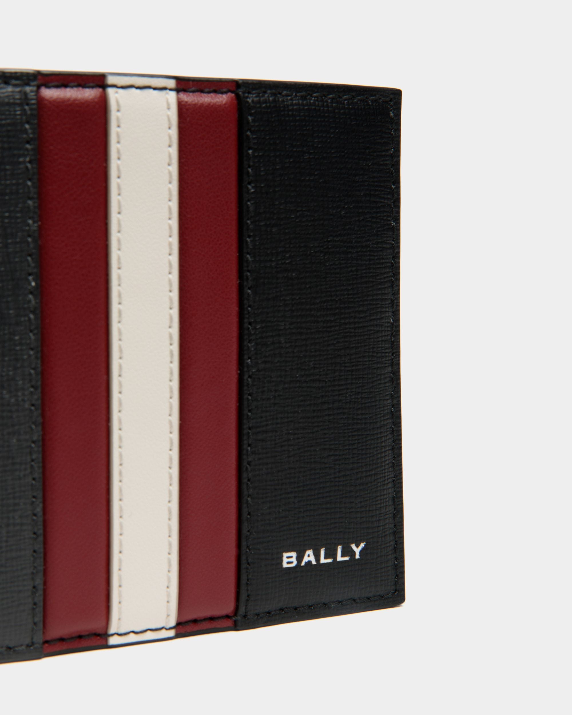 Mythos Zweiteilige Brieftasche Aus Recyceltem Leder In Schwarz - Herren - Bally - 04