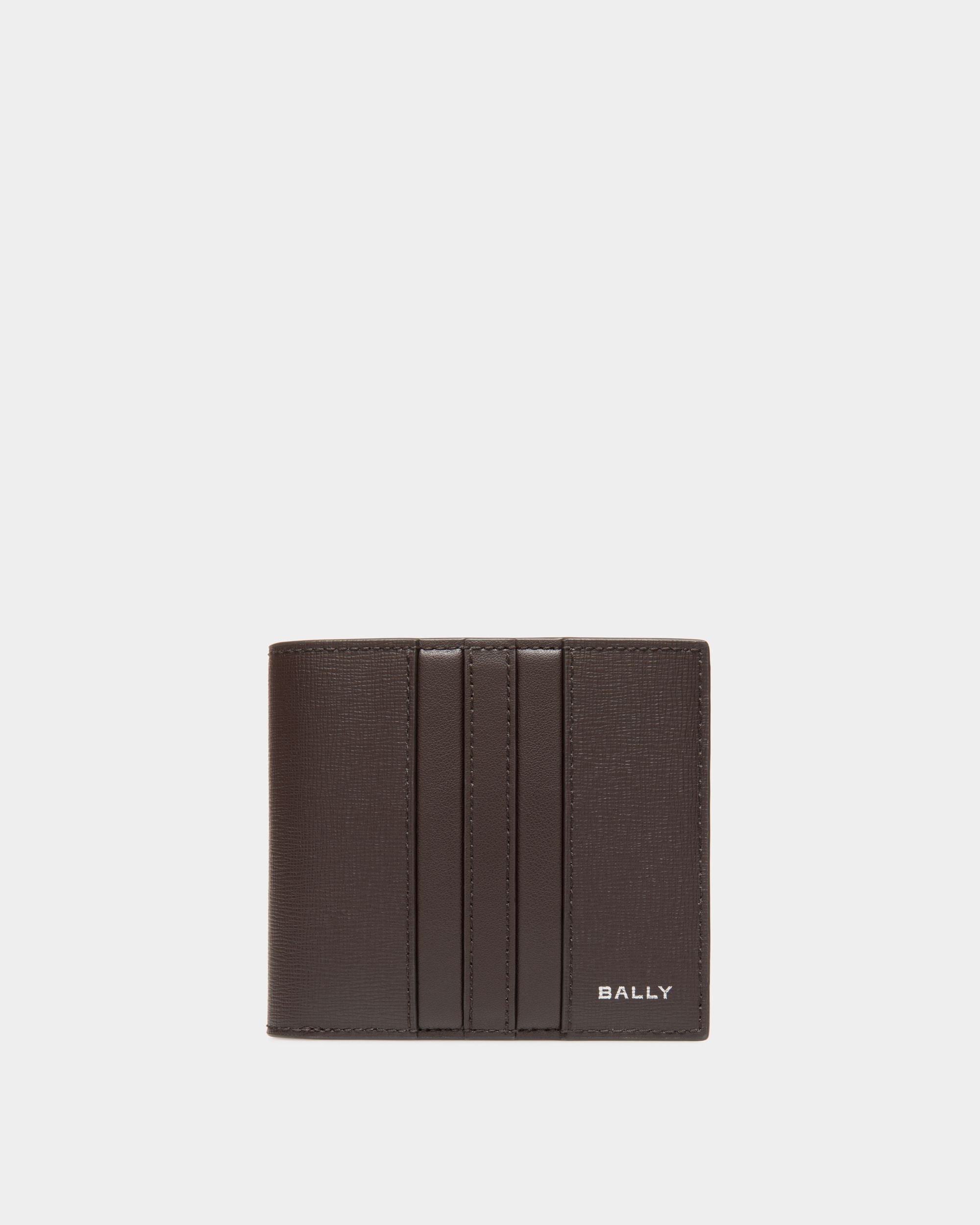 Mythos Bifold in Ebano Recycled Leather - Homme - Bally - 01