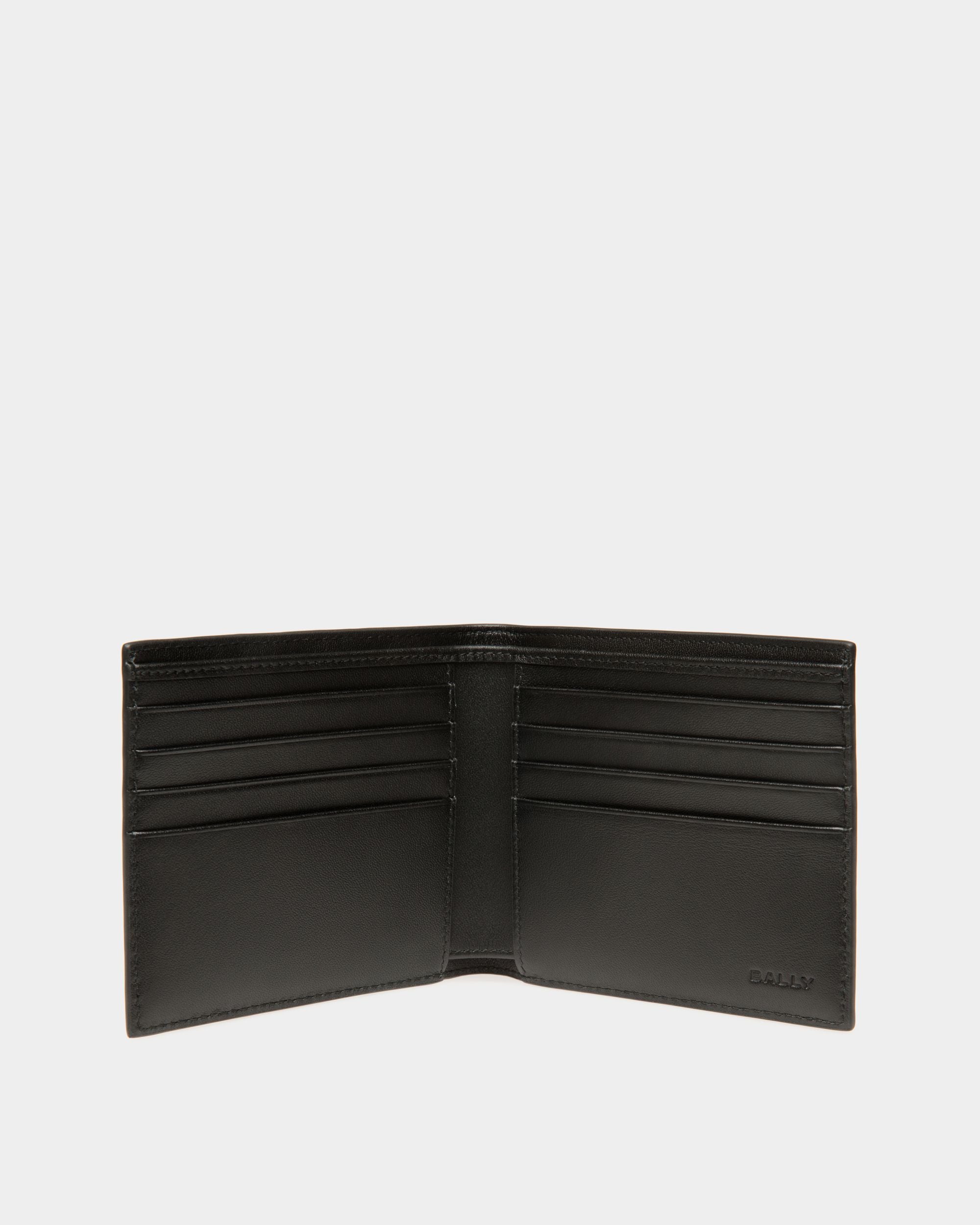 Mythos Bifold in Black Recycled Leather - Homme - Bally - 03