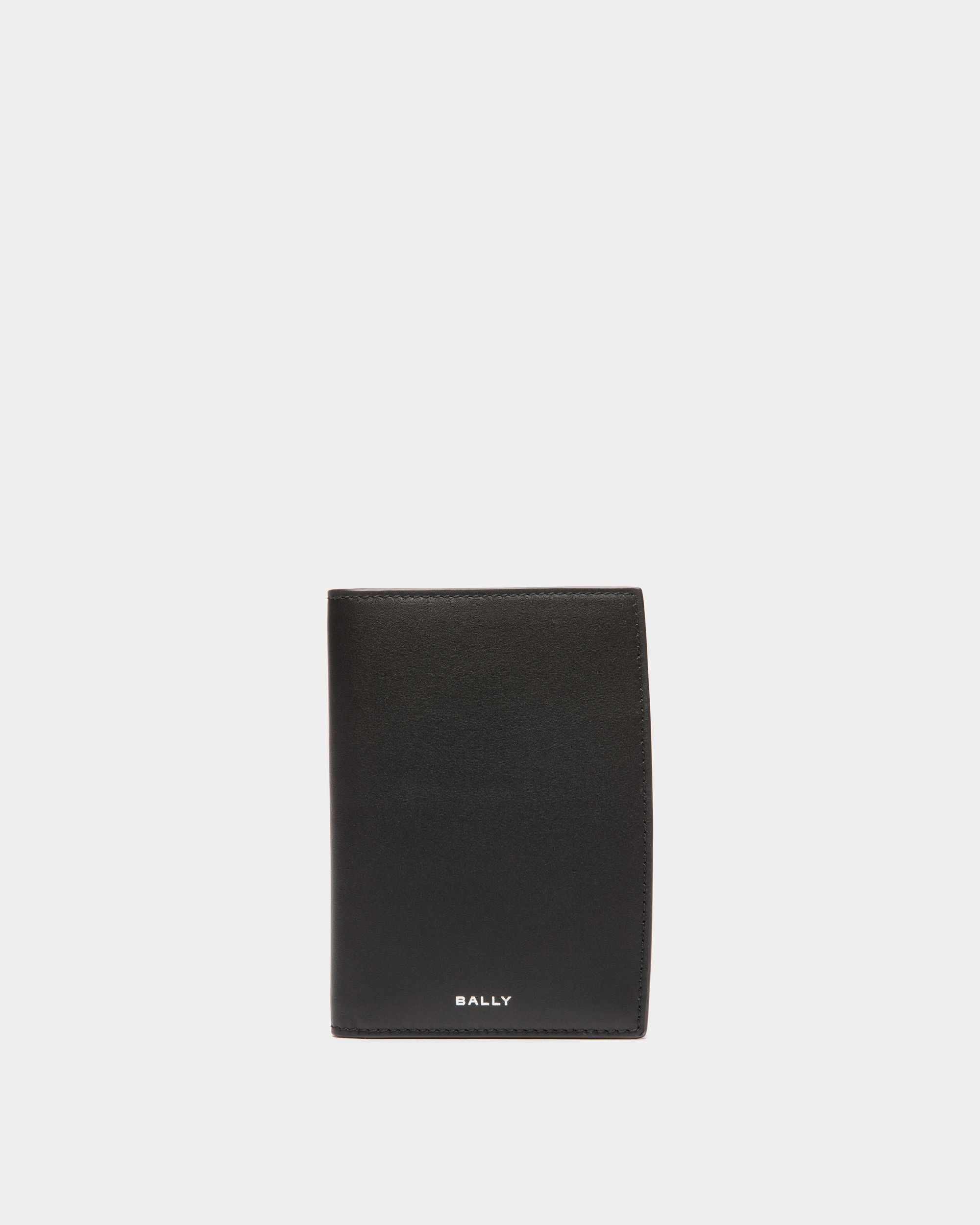 Funda Para Pasaporte Deco De Piel Negra - Hombre - Bally - 01