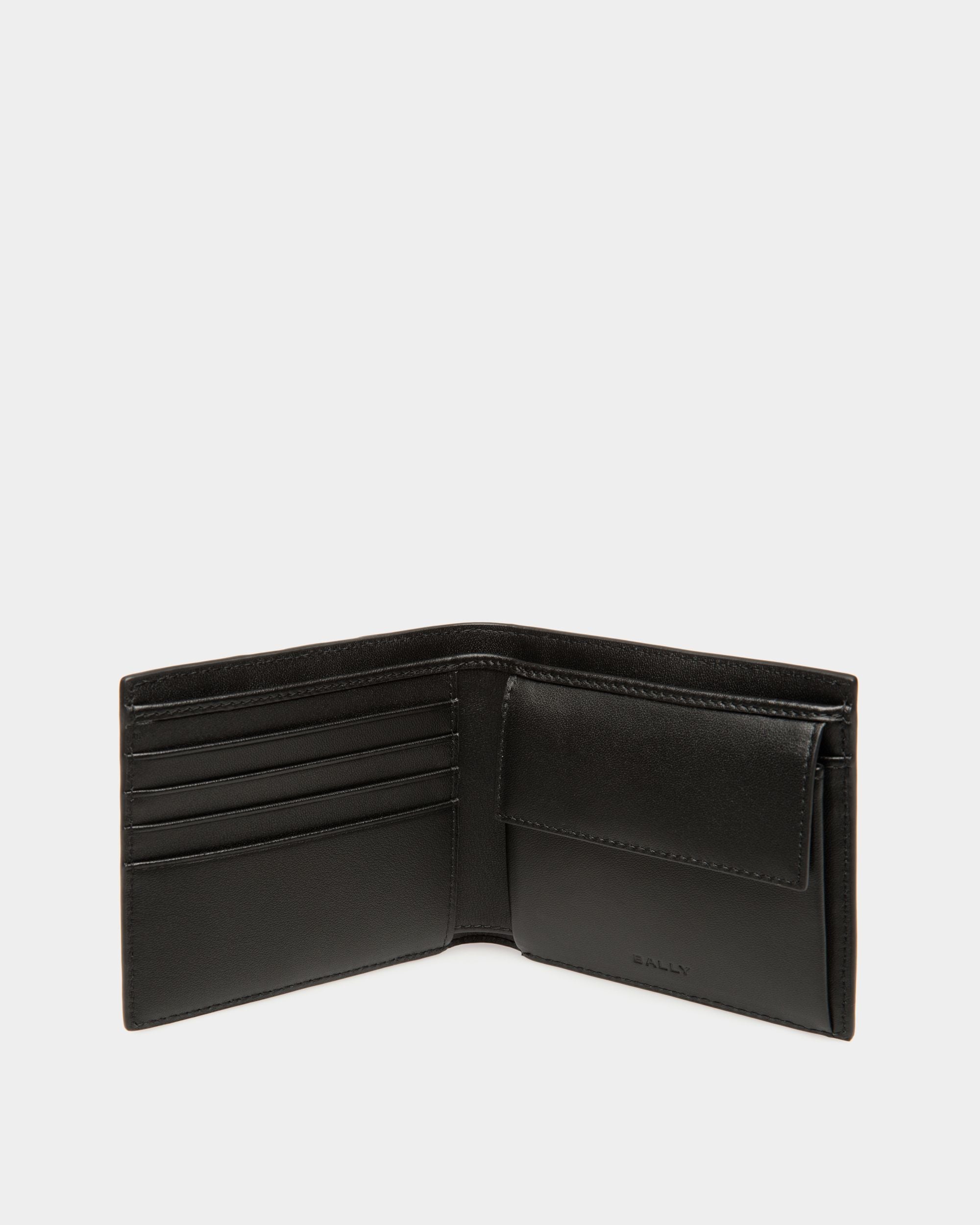 Mythos Zweiteilige Brieftasche Aus Recyceltem Leder In Schwarz - Herren - Bally - 03