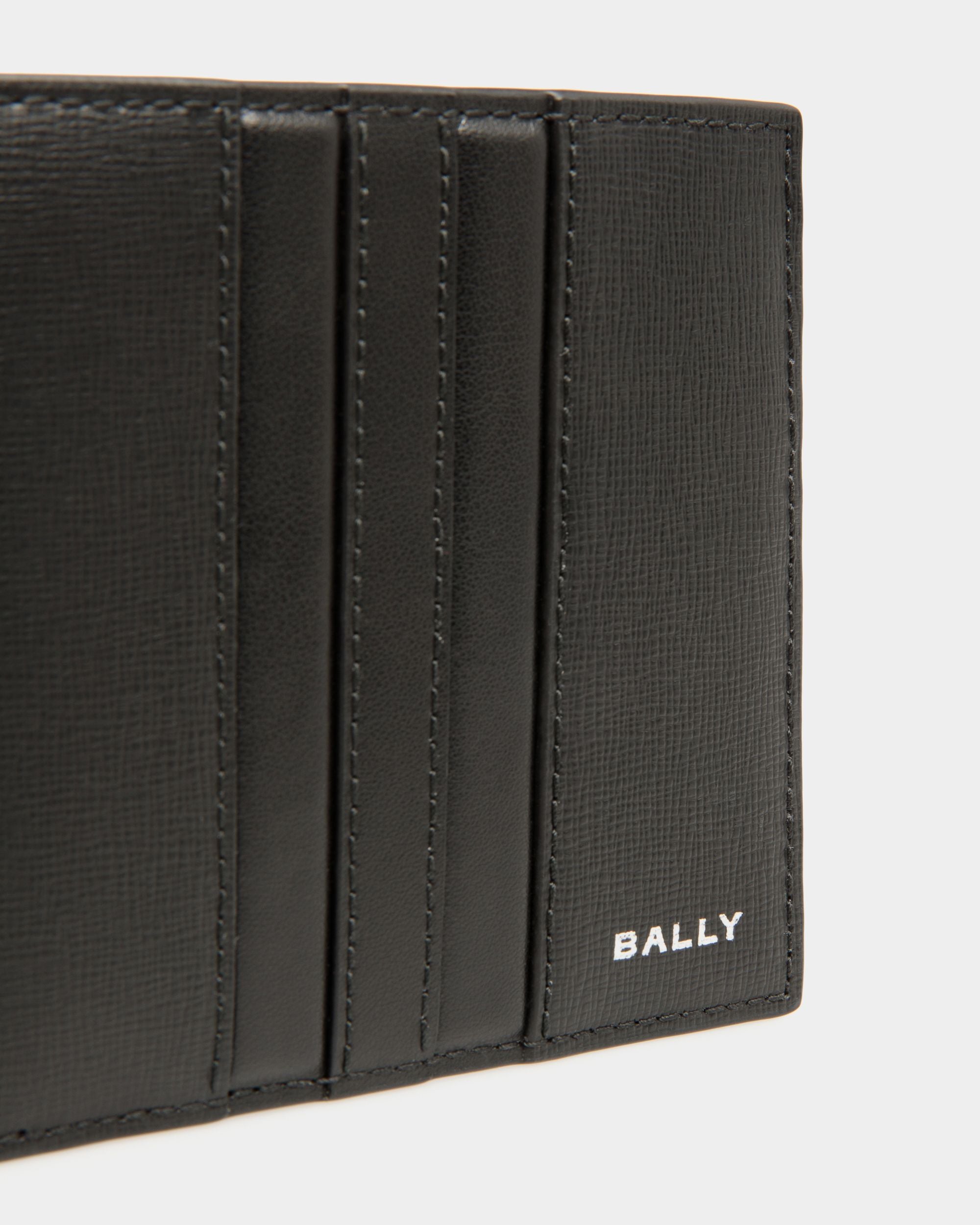 Mythos Zweiteilige Brieftasche Aus Recyceltem Leder In Schwarz - Herren - Bally - 04