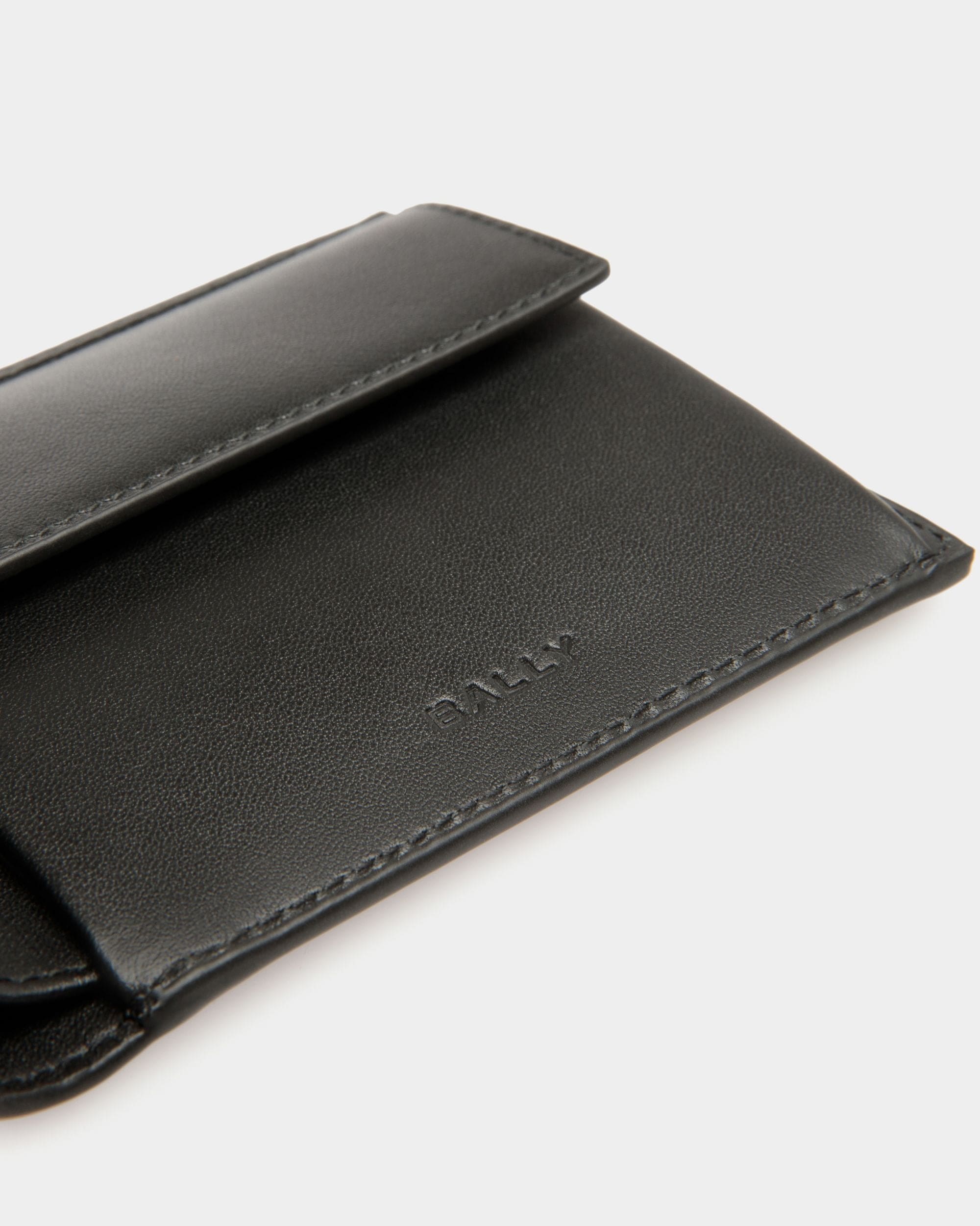 Mythos Zweiteilige Brieftasche Aus Recyceltem Leder In Schwarz - Herren - Bally - 05
