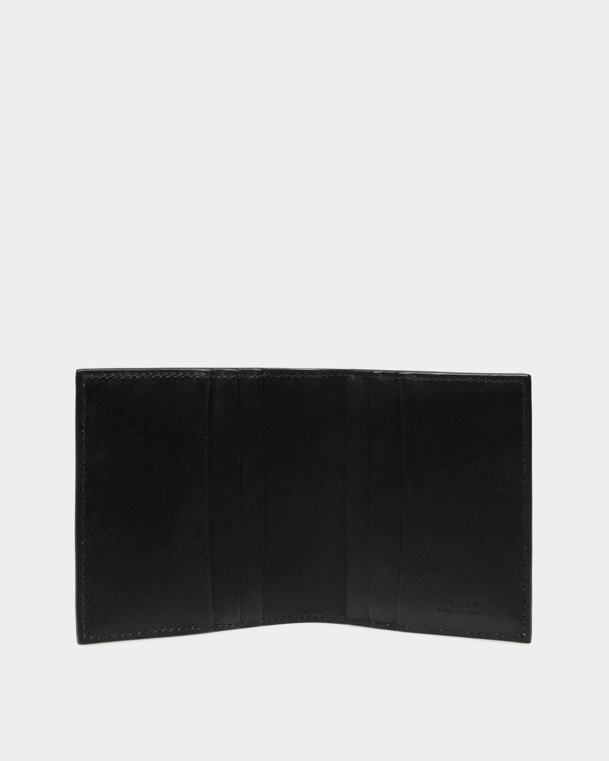 Deco Zweiteilige Geldbörse Aus Schwarzem Leder - Herren - Bally - 03