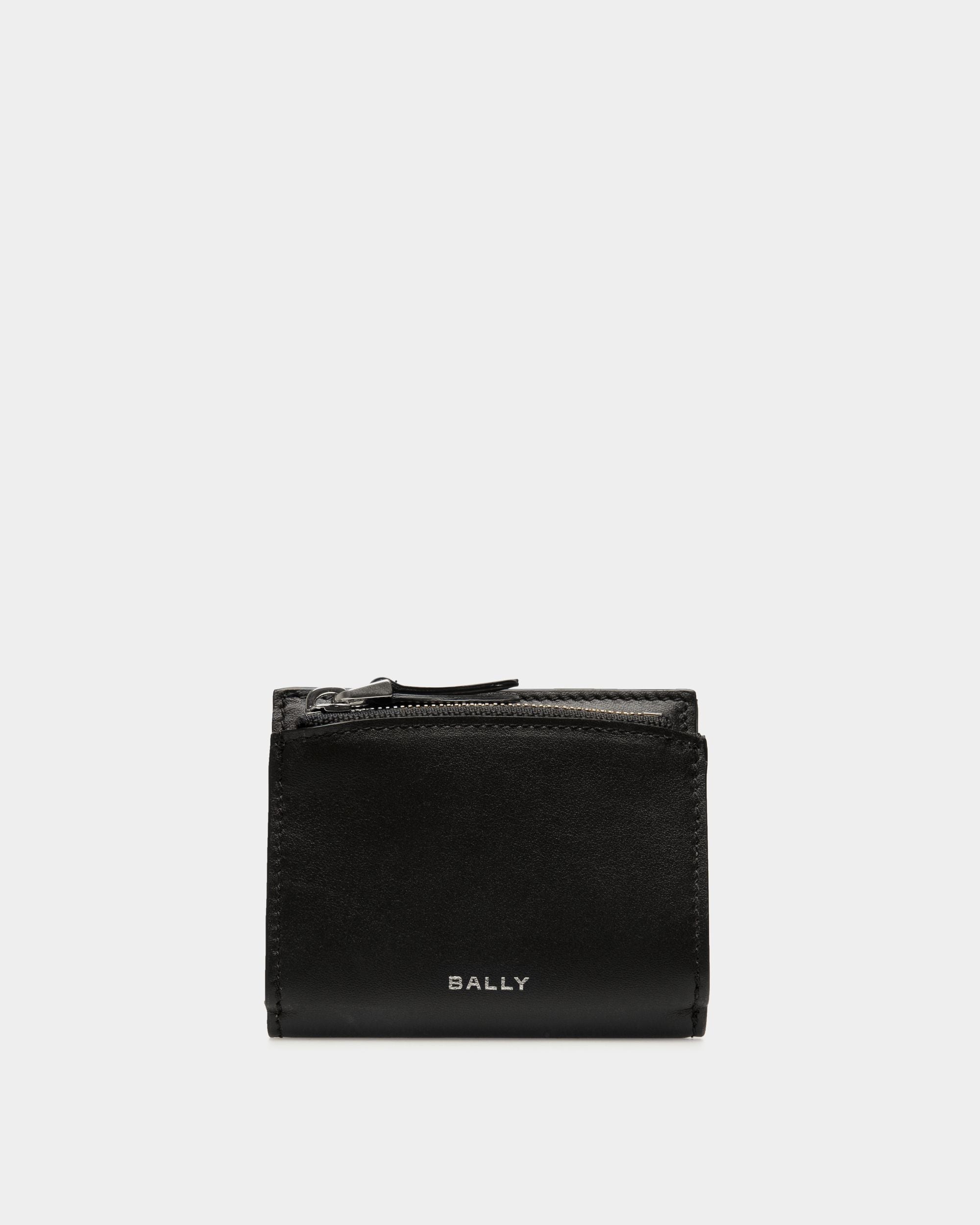 Dreiteilige Deco Geldbörse Aus Schwarzem Leder - Herren - Bally - 01