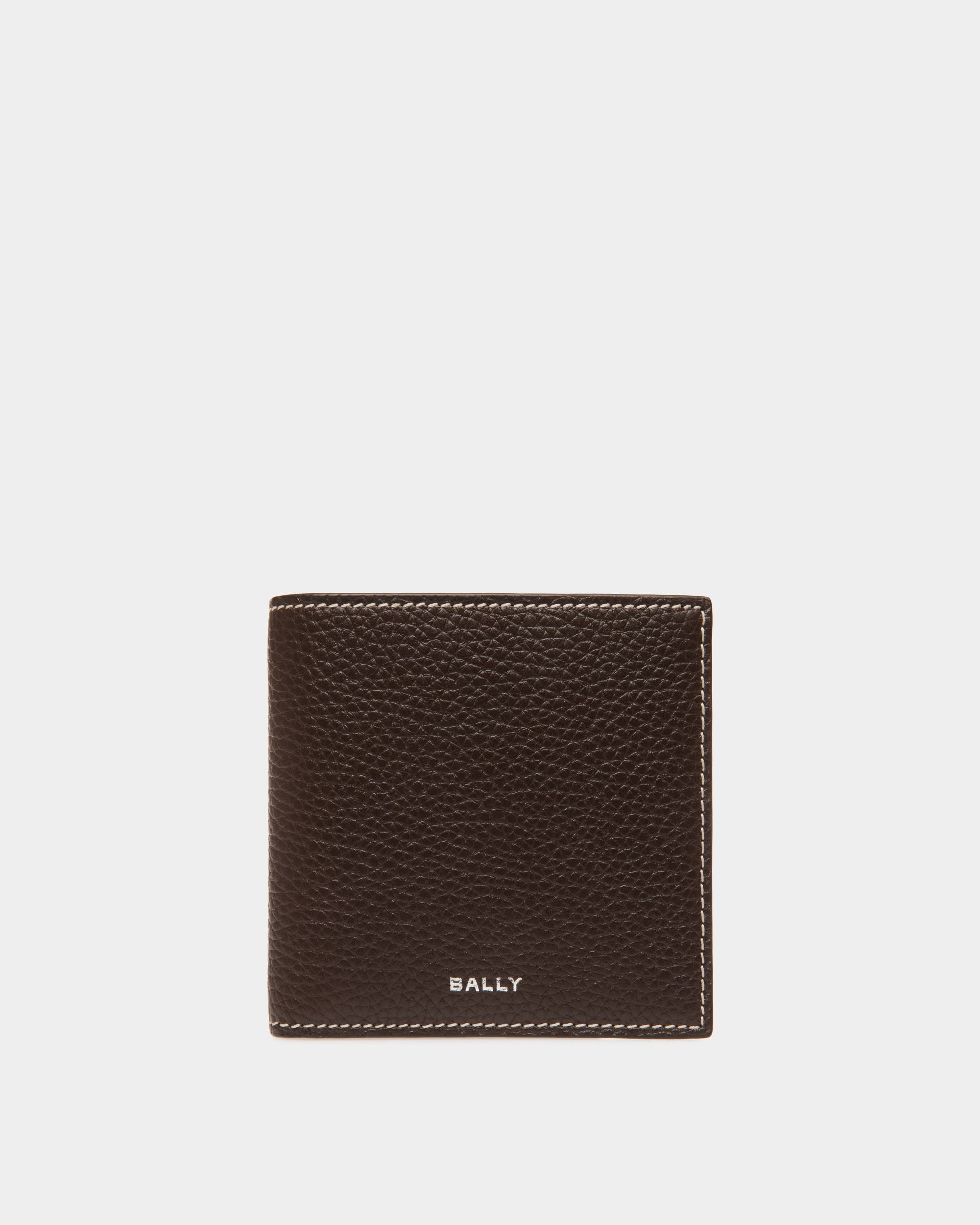 Portefeuille À Deux Volets Oeden En Cuir Ebano - Homme - Bally - 01