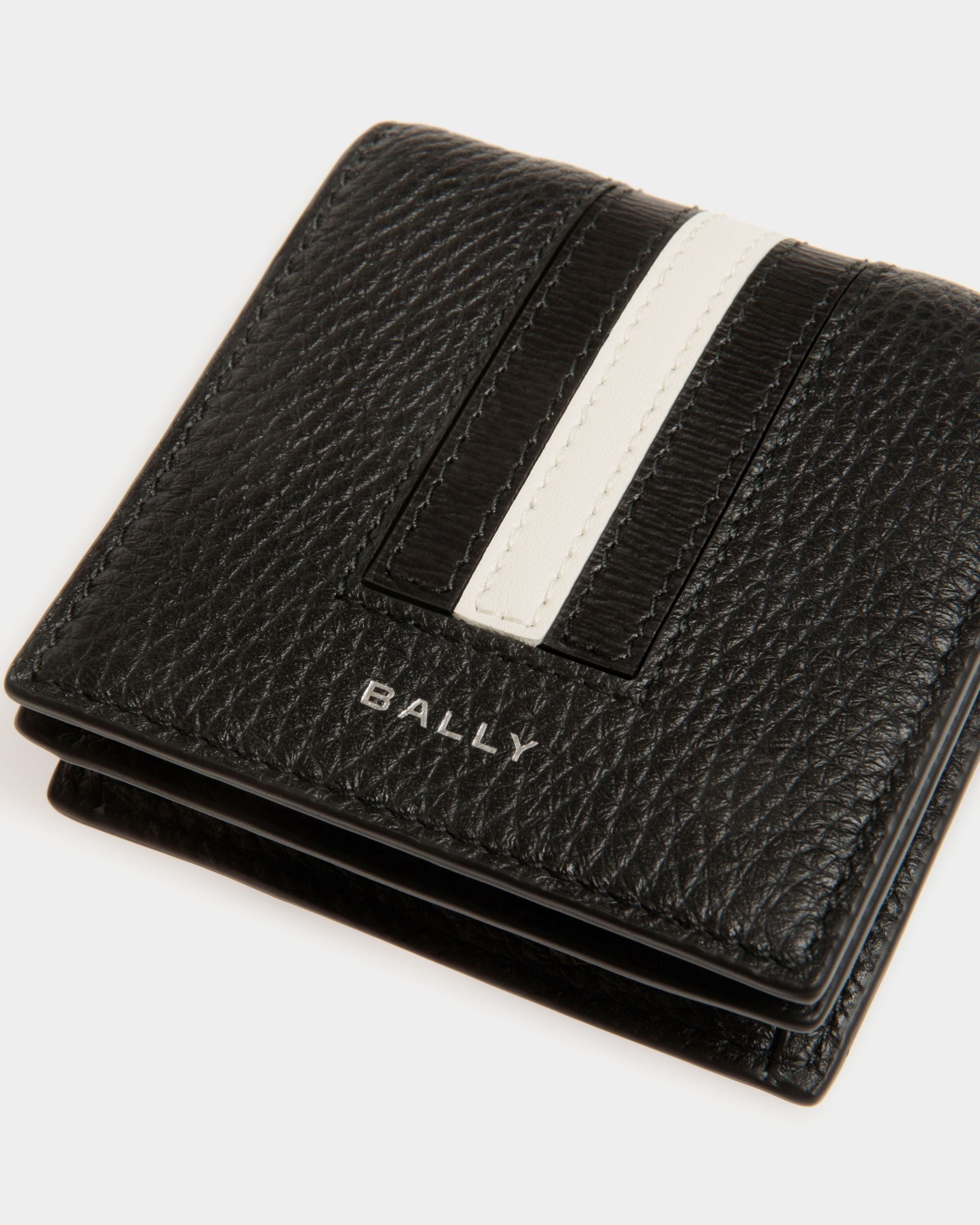 Porte-Monnaie Ribbon En Cuir Noir - Homme - Bally - 04