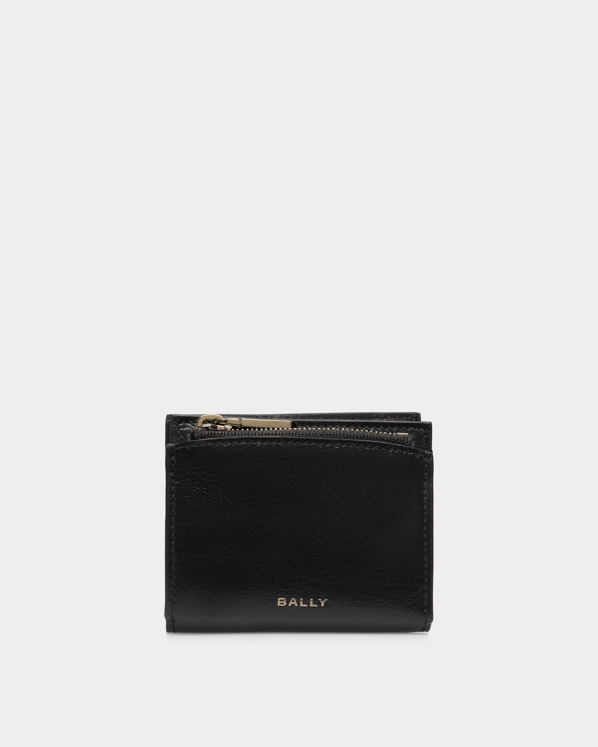 Portefeuille À Trois Volets Easy Bally En Cuir Noir - Homme - Bally - 01