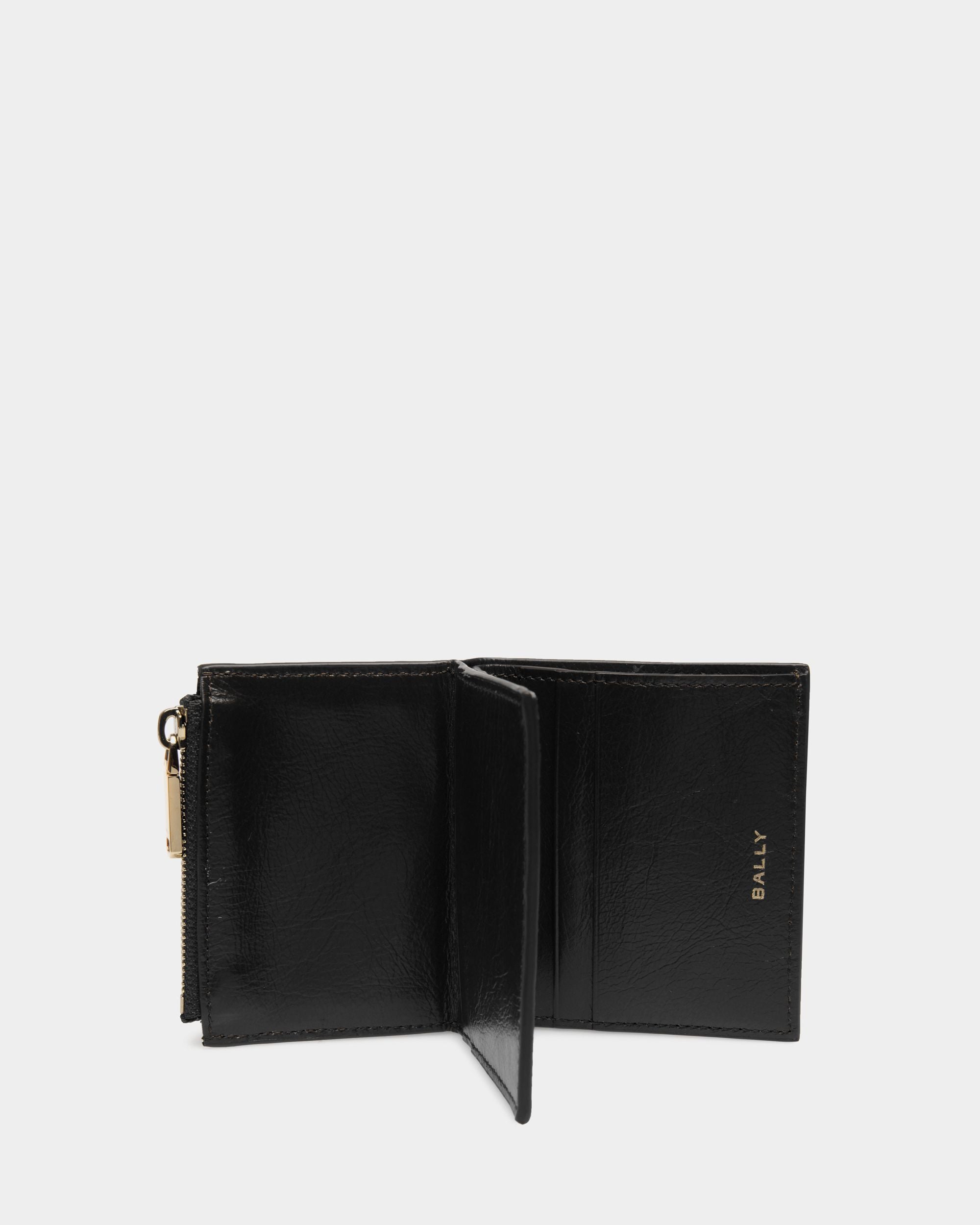 Portefeuille À Trois Volets Easy Bally En Cuir Noir - Homme - Bally - 03