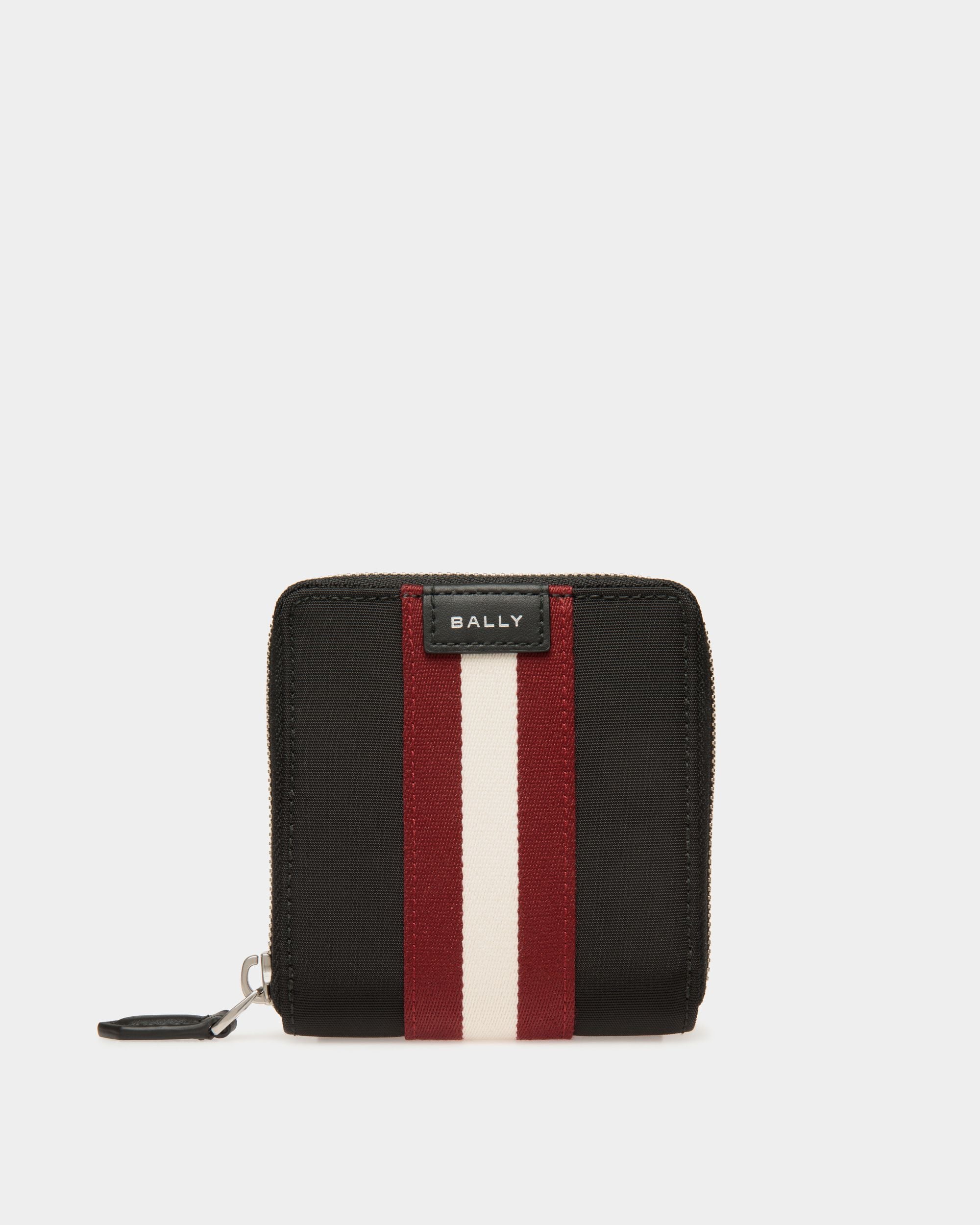 Portefeuille À Deux Volets Code En Nylon Noir - Homme - Bally - 01