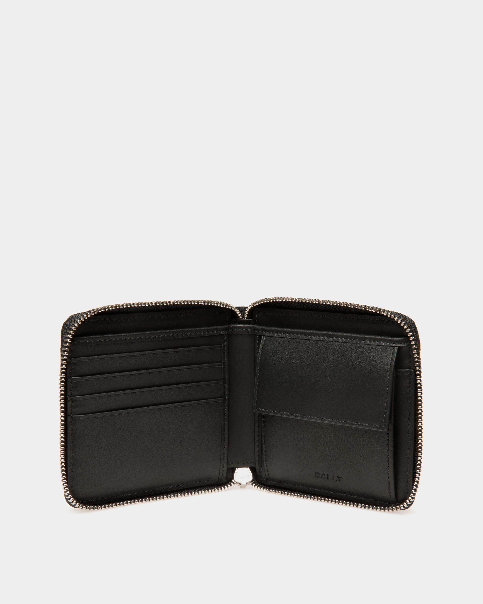Portefeuille À Deux Volets Code En Nylon Noir - Homme - Bally - 03