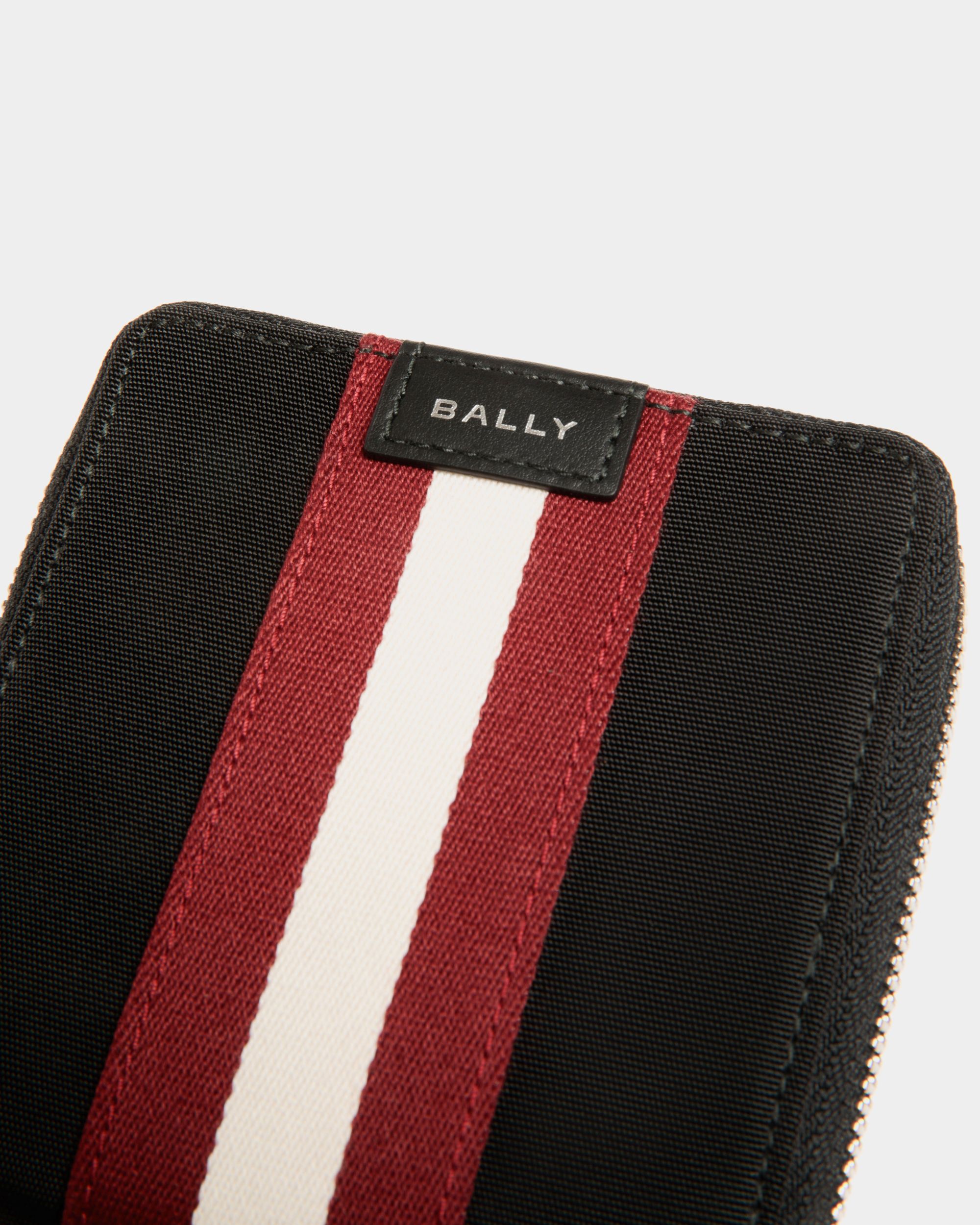 Portefeuille À Deux Volets Code En Nylon Noir - Homme - Bally - 04