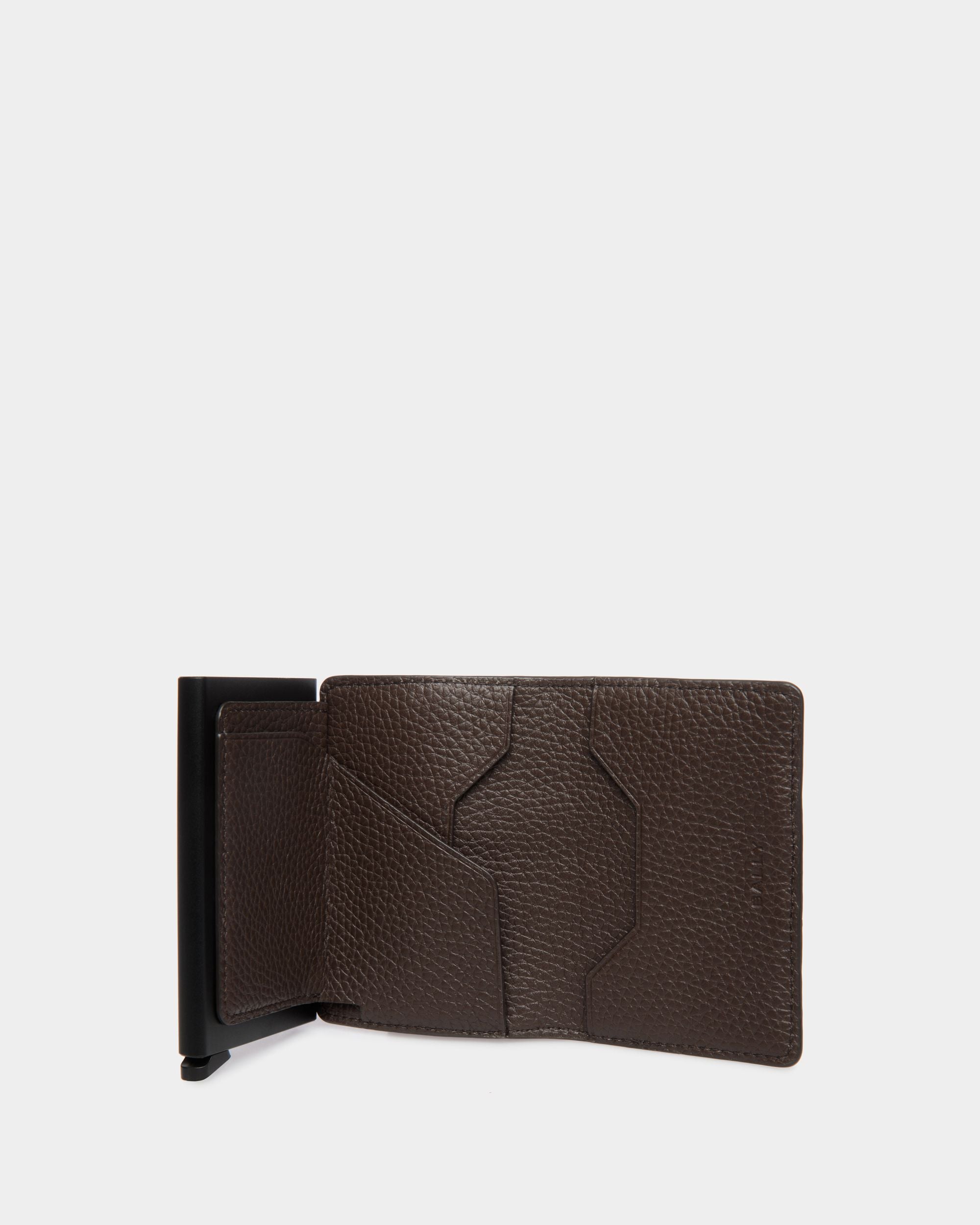 Ribbon Smart Wallet in Ebano Leather - Men's - Bally - 03