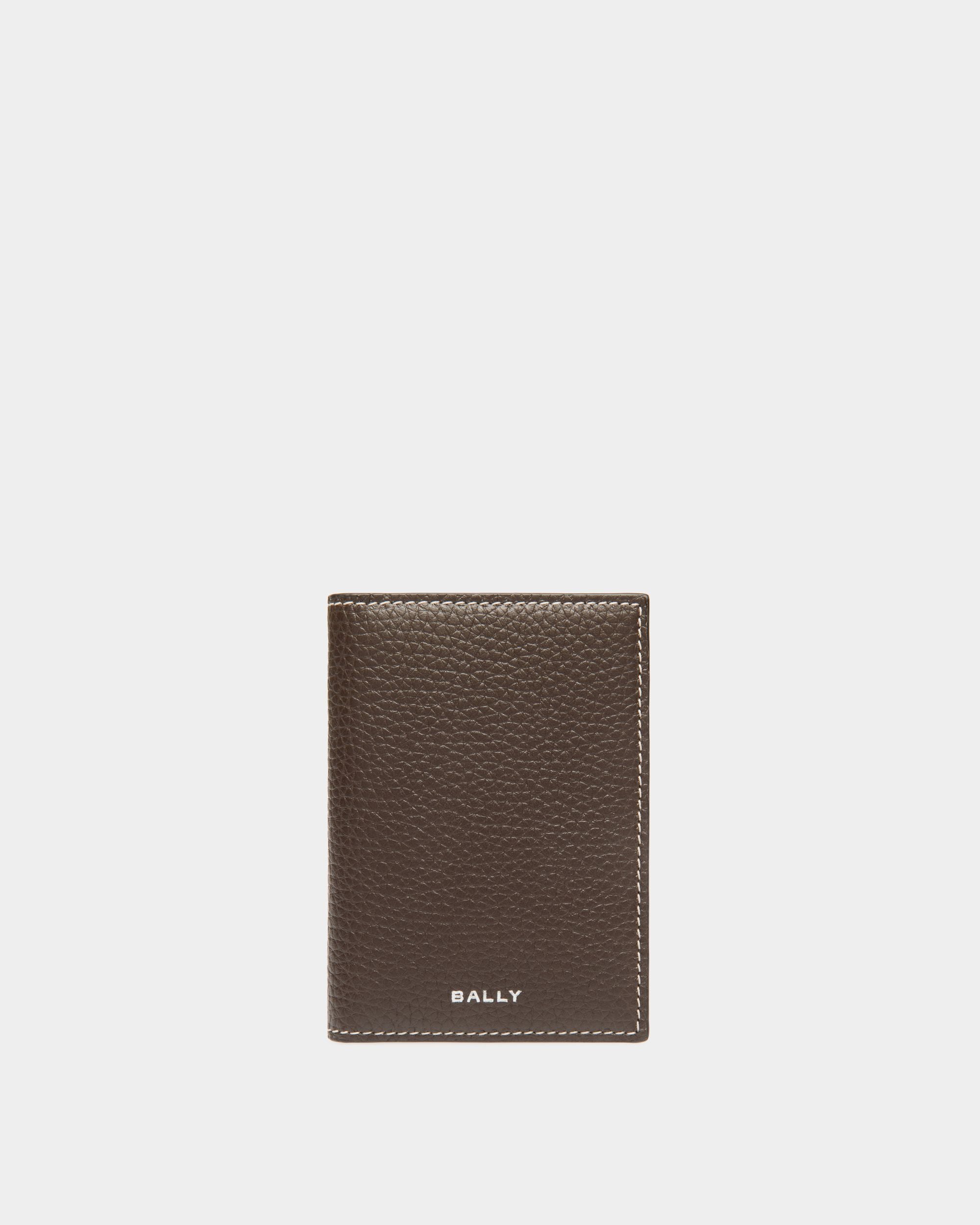 Oeden Bifold in Ebano Leather - Homme - Bally - 01