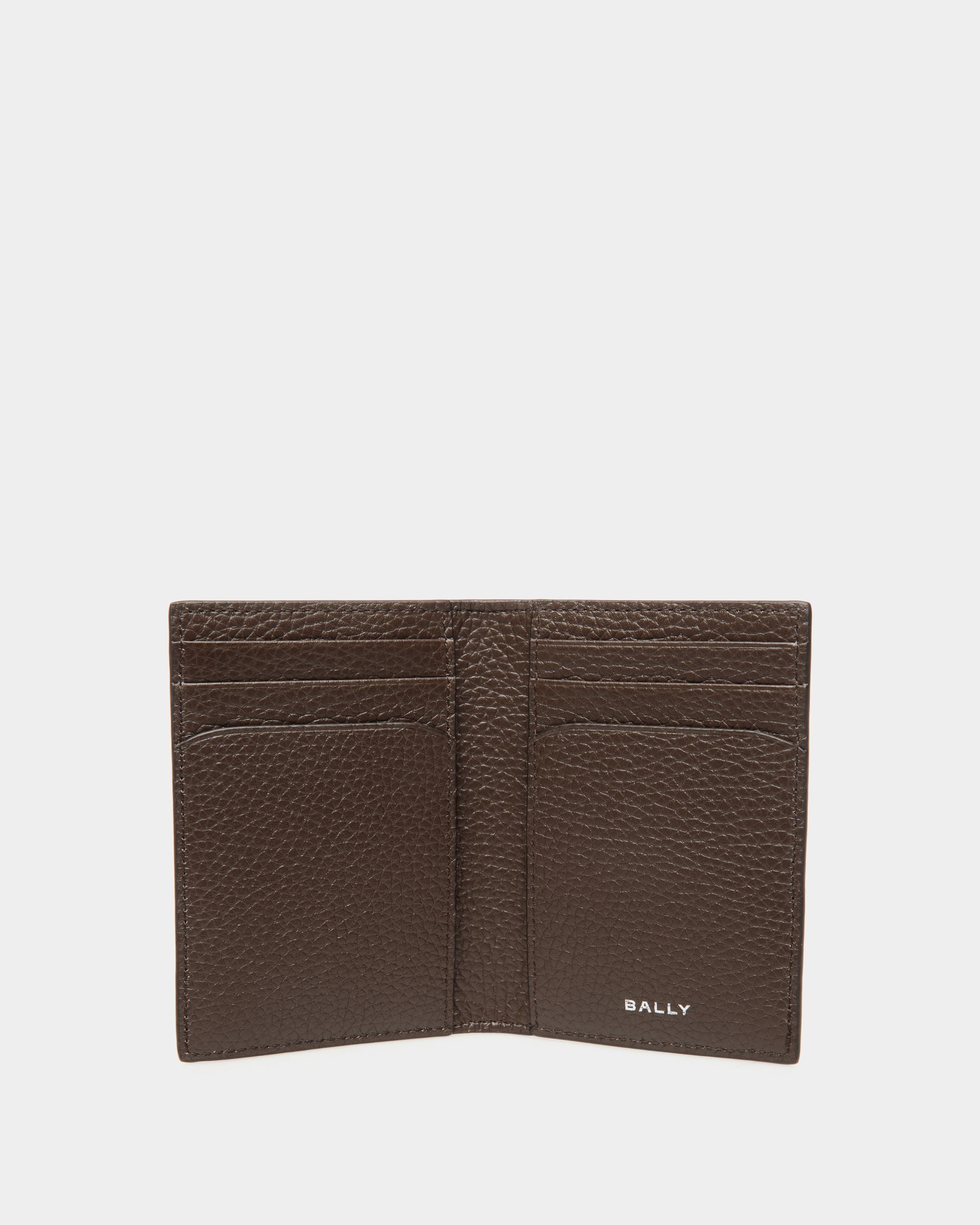Oeden Bifold in Ebano Leather - Homme - Bally - 03