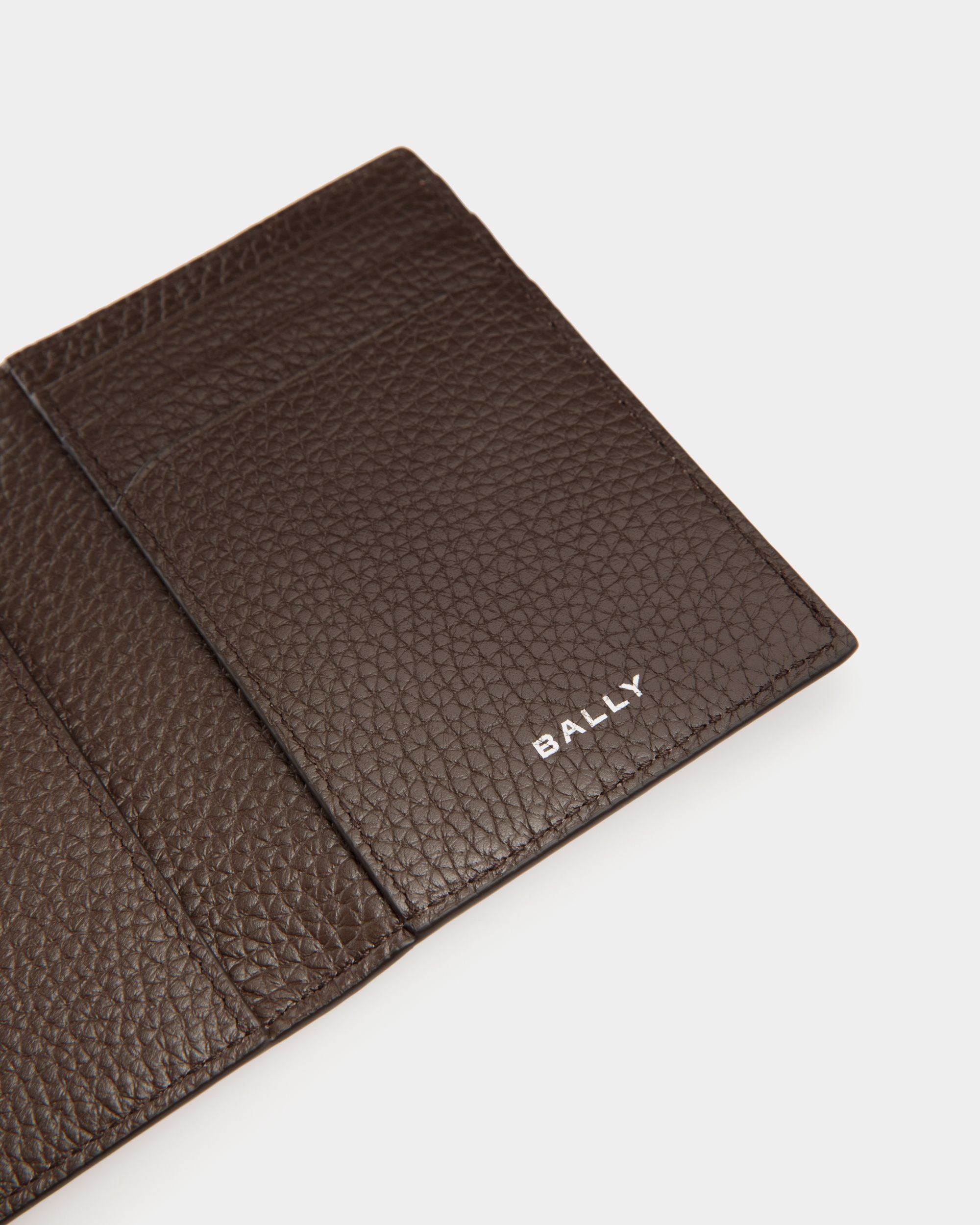 Oeden Bifold in Ebano Leather - Homme - Bally - 04