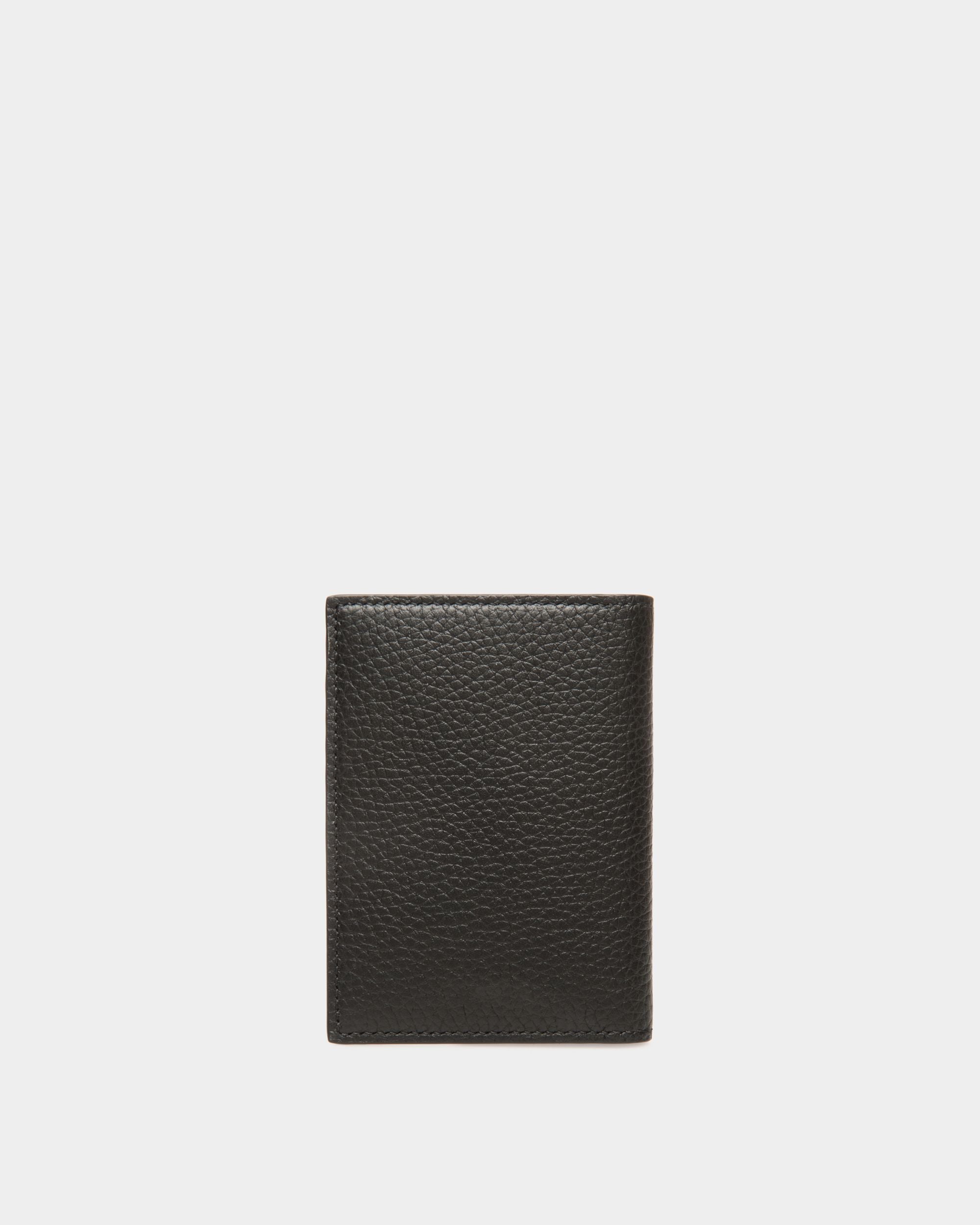 Portefeuille À Deux Volets Oeden En Cuir Noir - Homme - Bally - 02