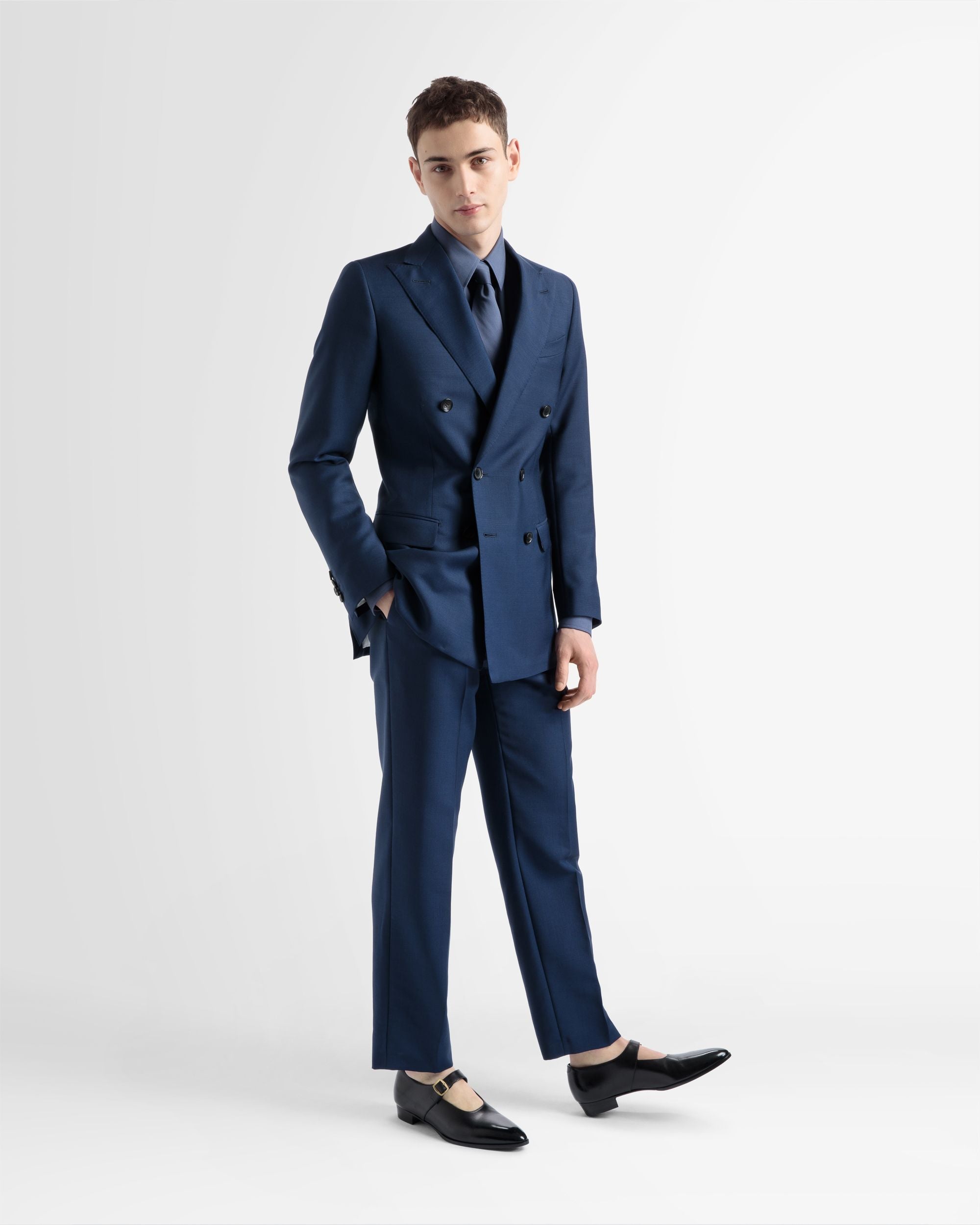 Seidenkrawatte In Marineblau - Herren - Bally - 02