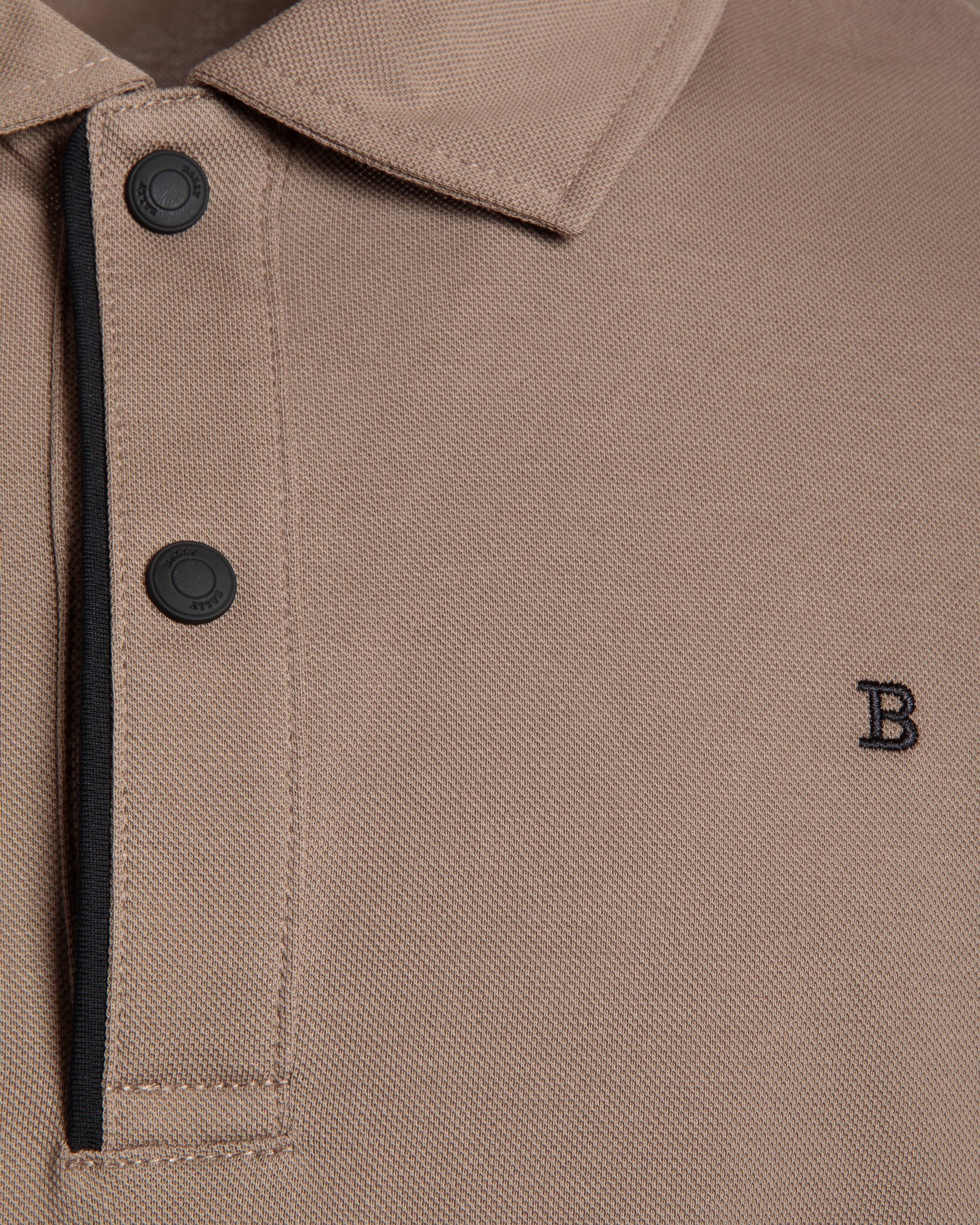 Polo In Brown Cotton - Homme - Bally - 02