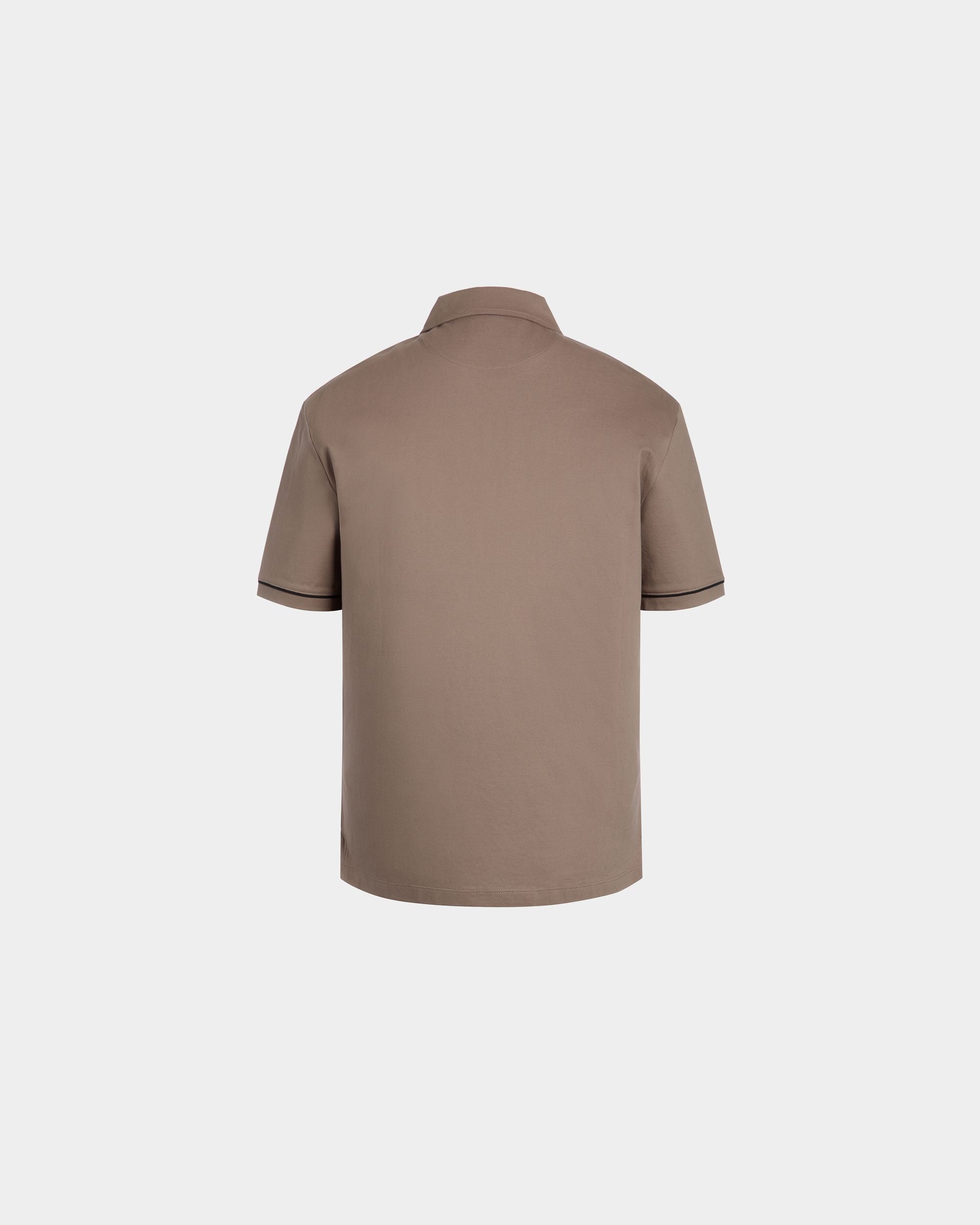 Polo In Brown Cotton - Homme - Bally - 03