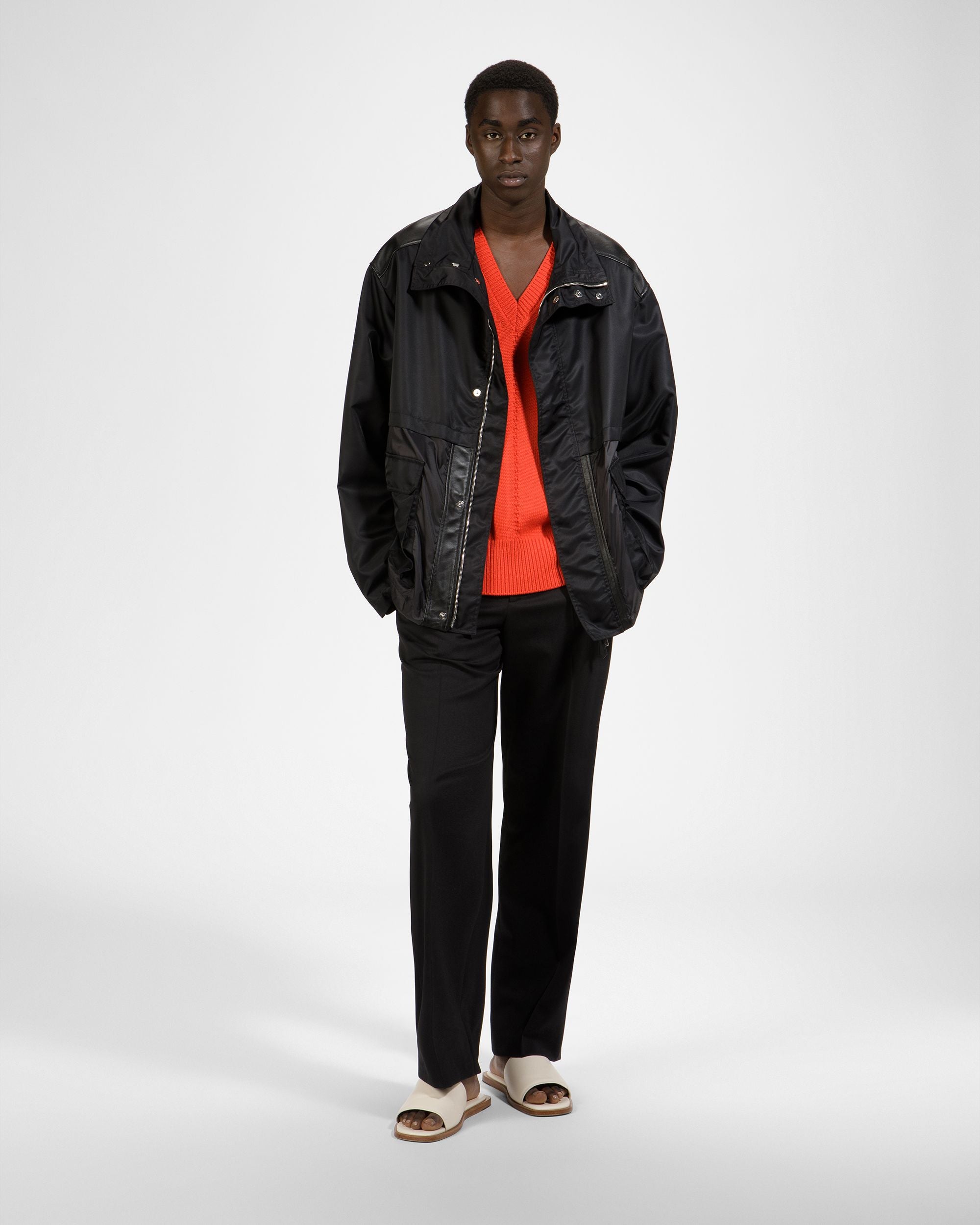 Blouson Bomber Jacket In Black - Men's - Bally - 04