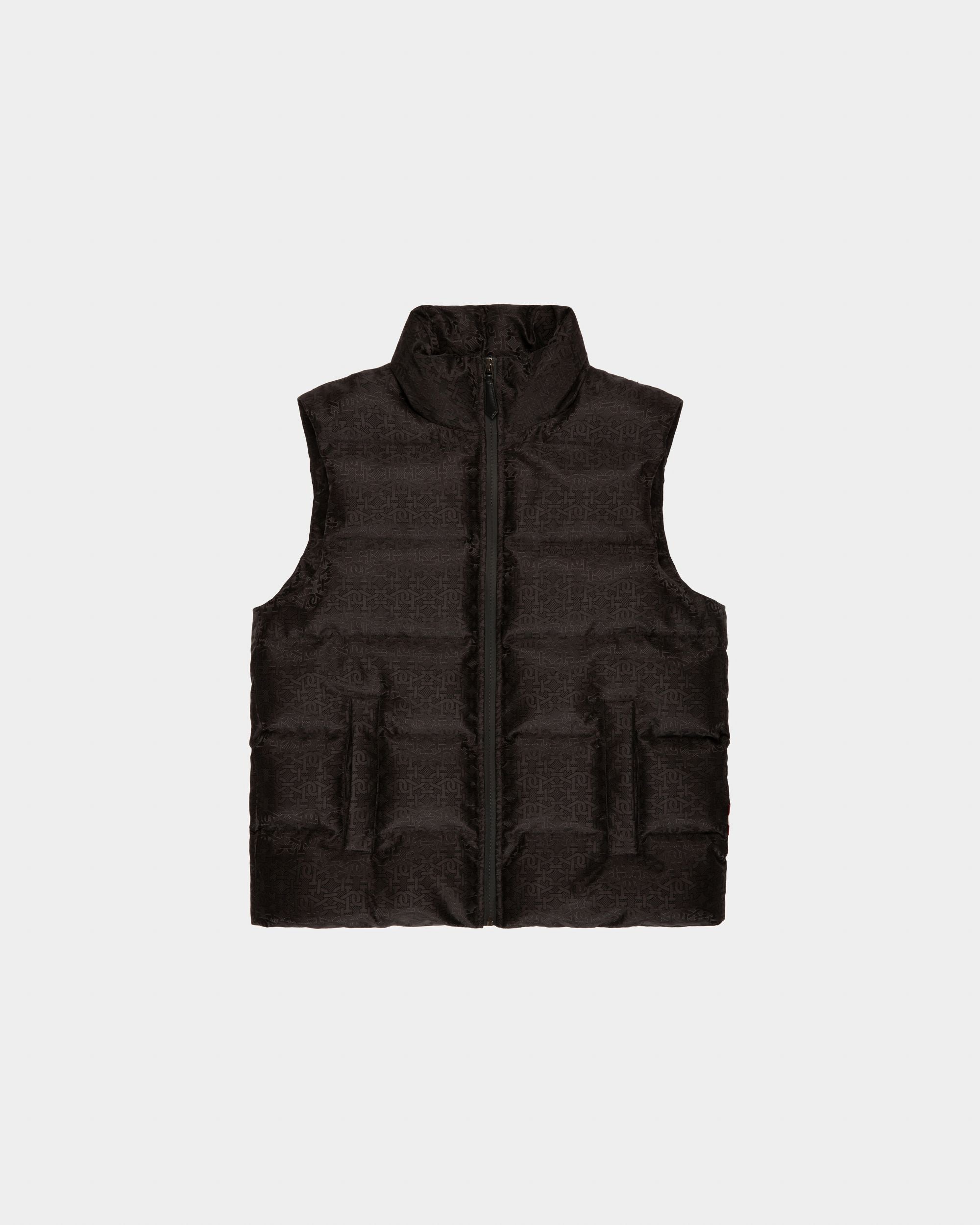 Jacke Aus Schwarzem Recyceltem Polyester - Herren - Bally - 04