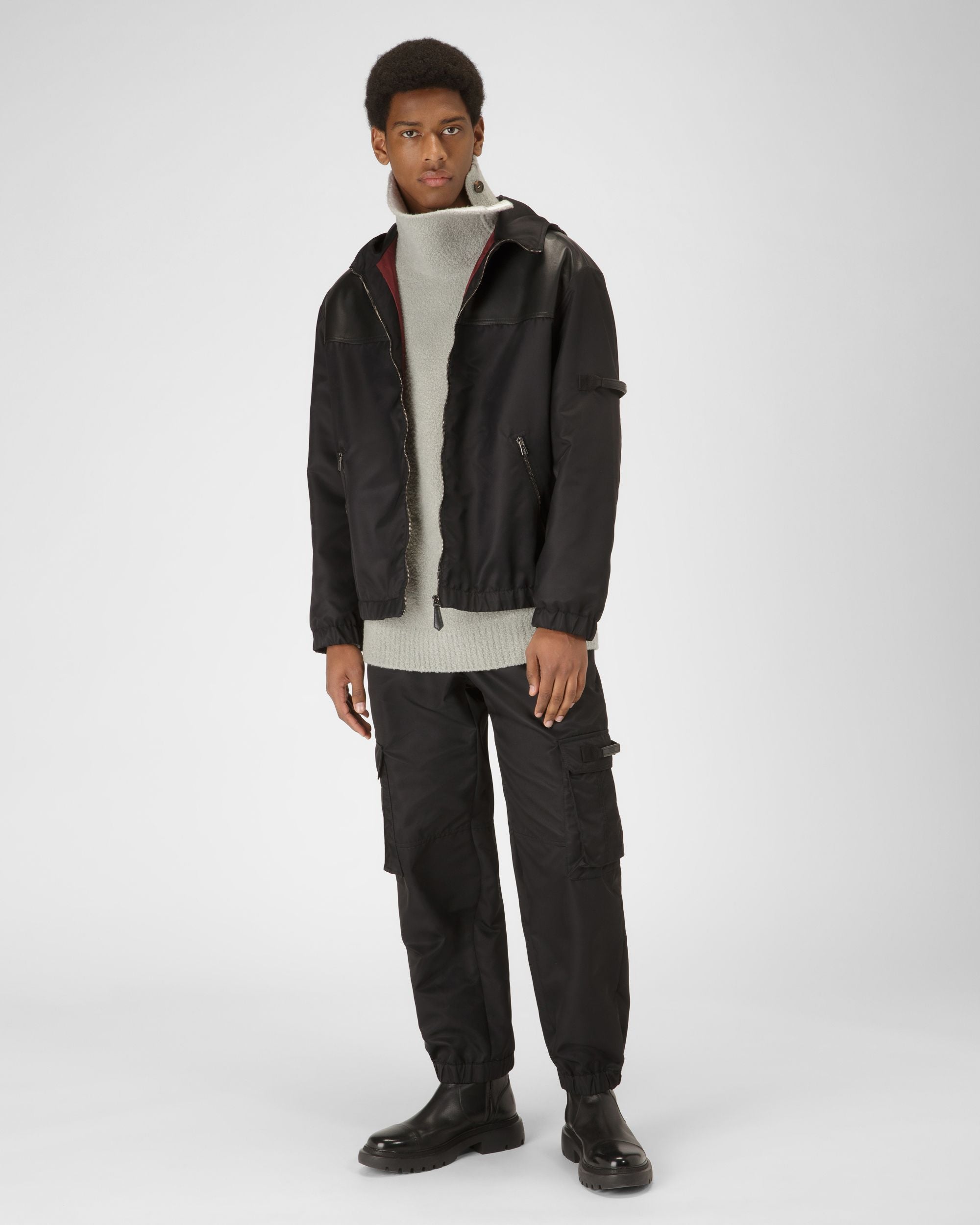 Bombardier En Nylon Recyclé Noir - Homme - Bally - 05