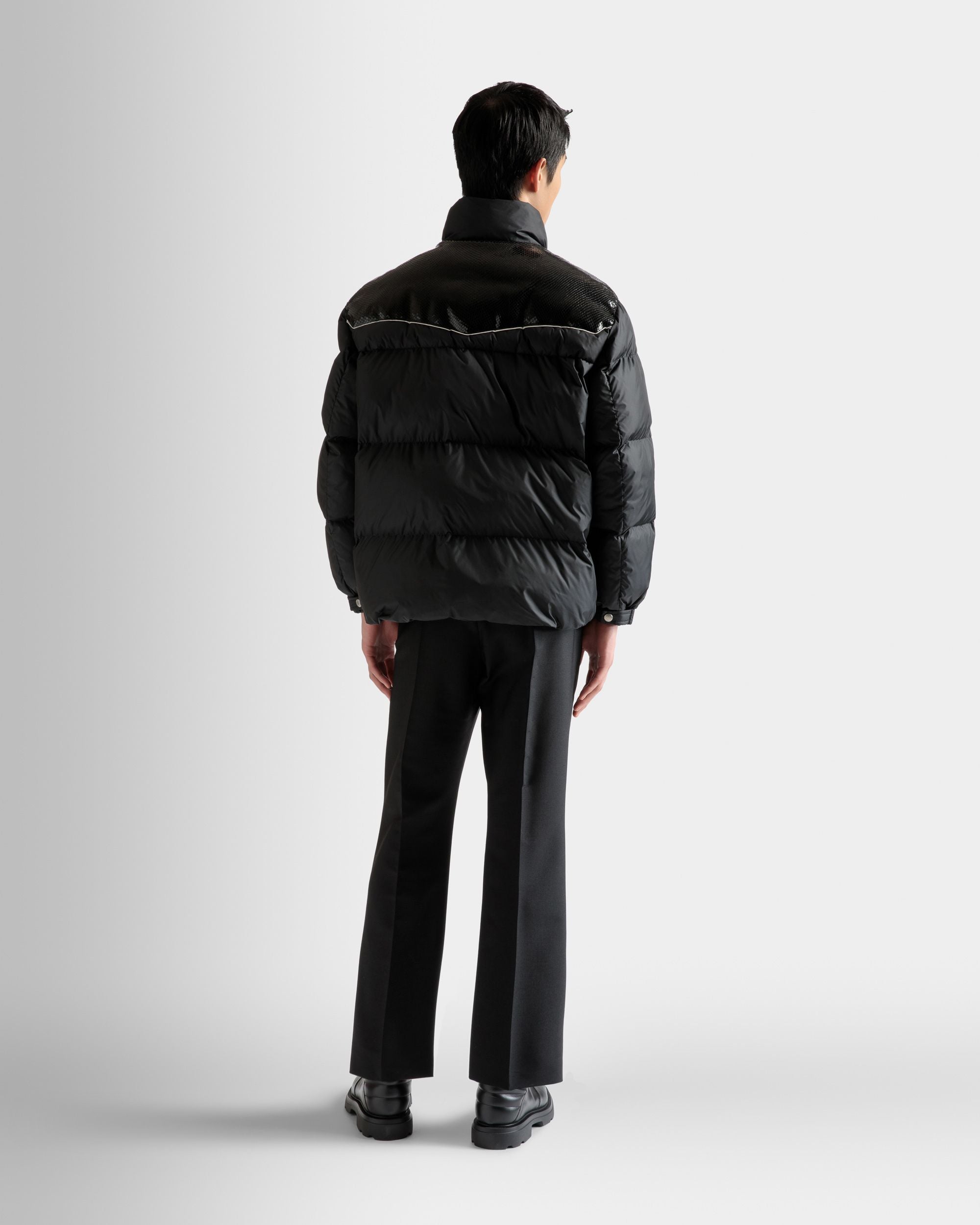 Puffer Jacket In Black Nylon - Men's - Bally - 06