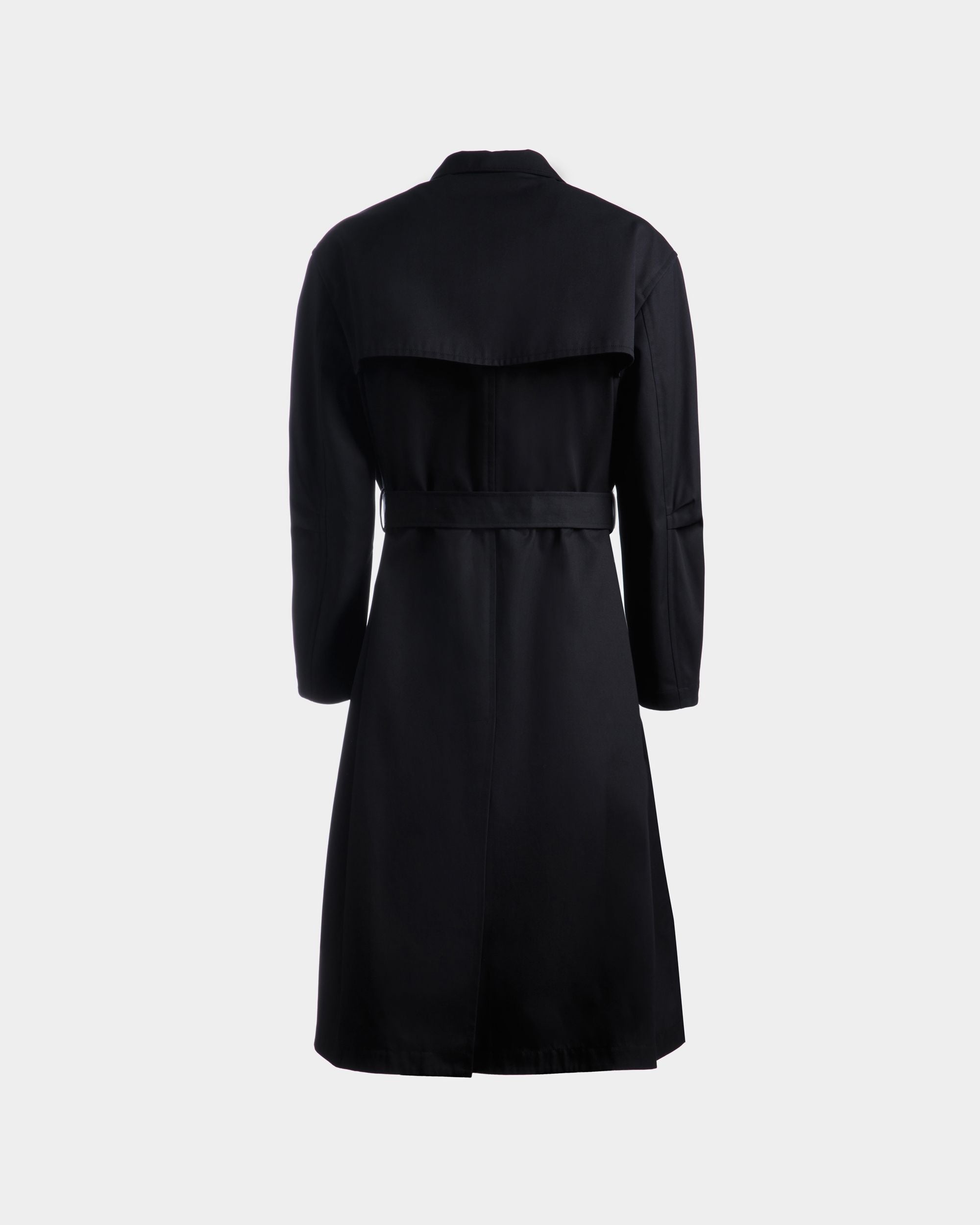 Trench En Coton Mélangé Navy Blue - Homme - Bally - 07