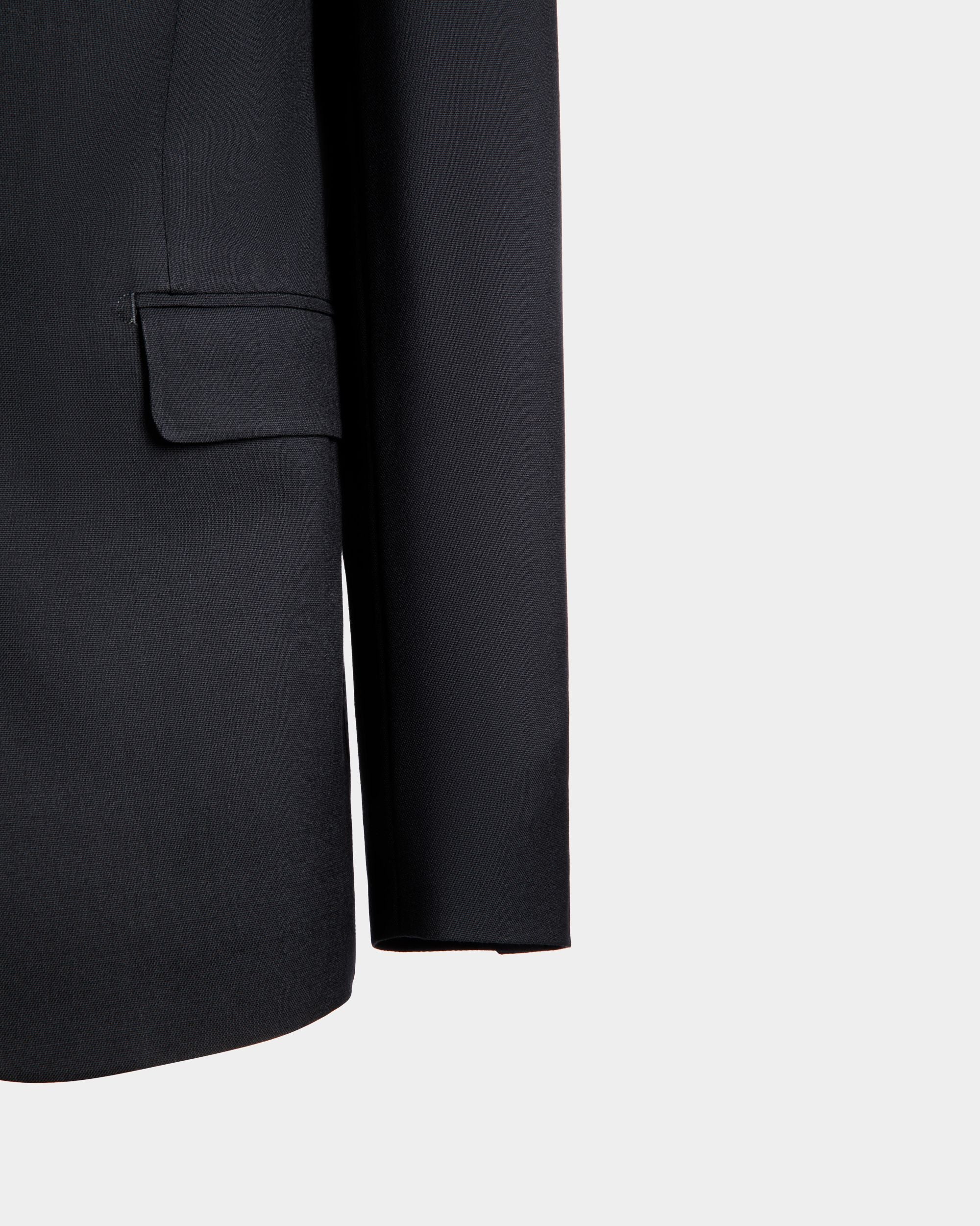 Einreihiger Blazer Aus Wolle In Navy Blue Aus Der Adrien Brody Travel-Kollektion - Herren - Bally - 06