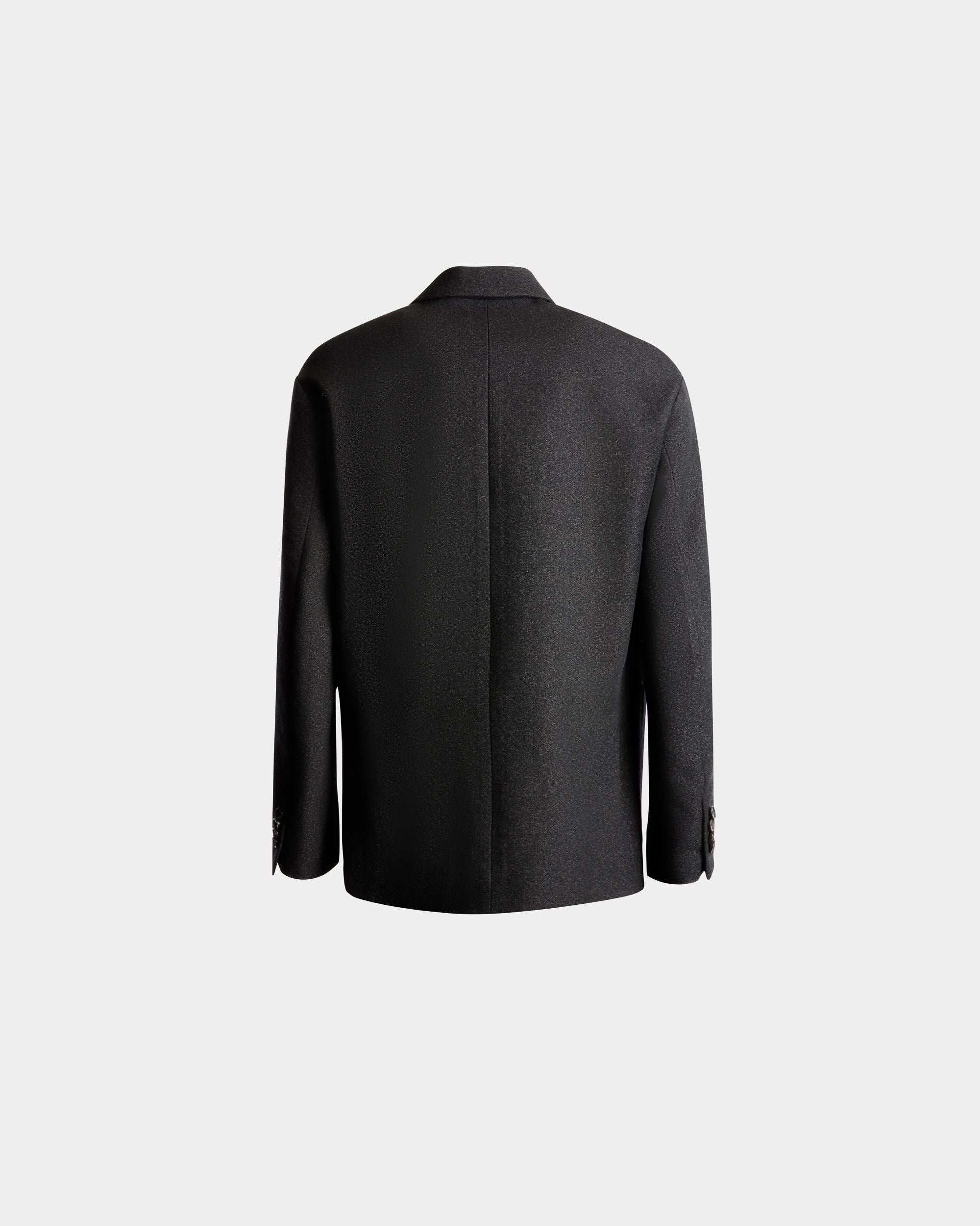Blazer En Laine Gris Foncé - Homme - Bally - 03