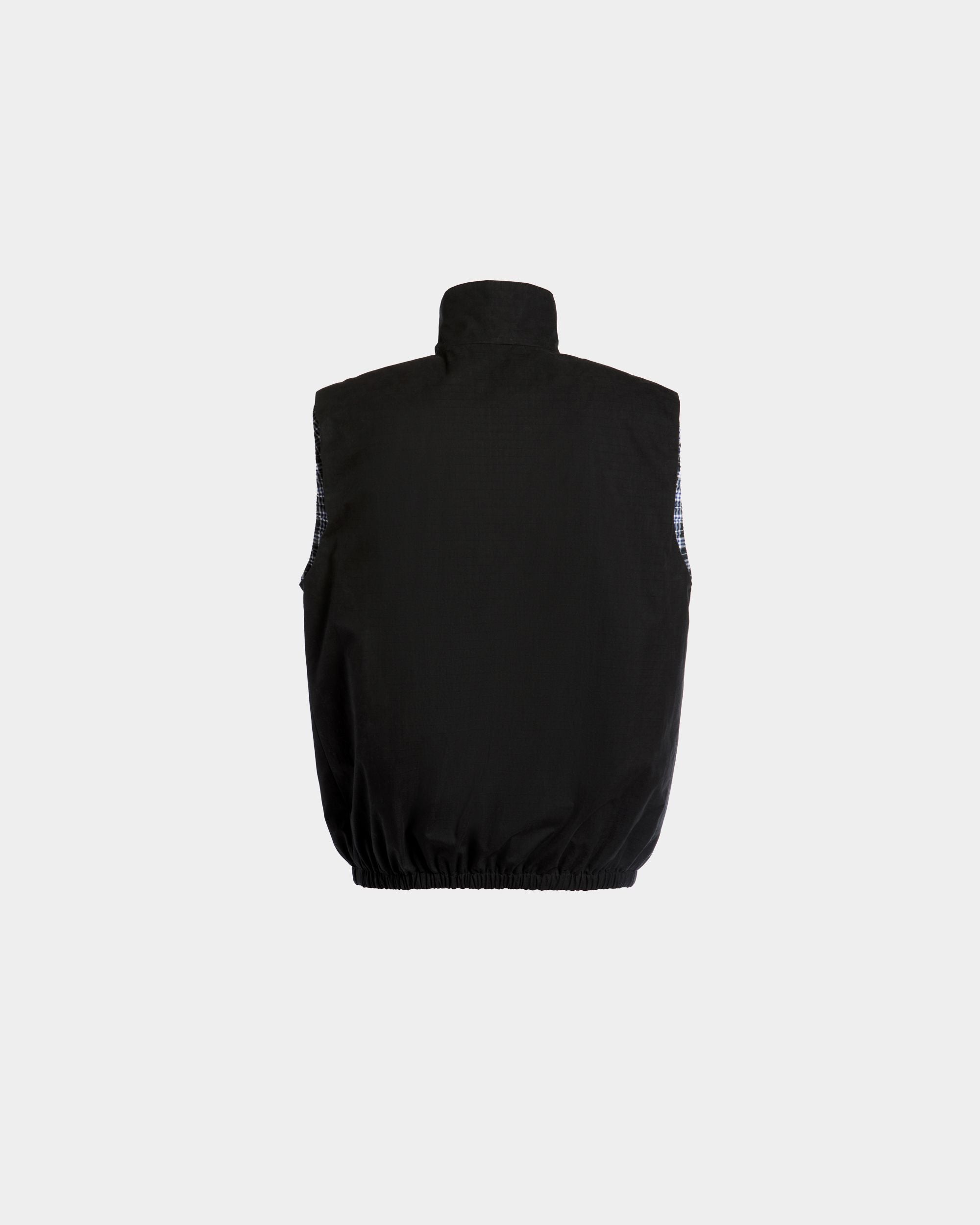 Gilet Réversible En Coton Mélangé Noir - Homme - Bally - 08