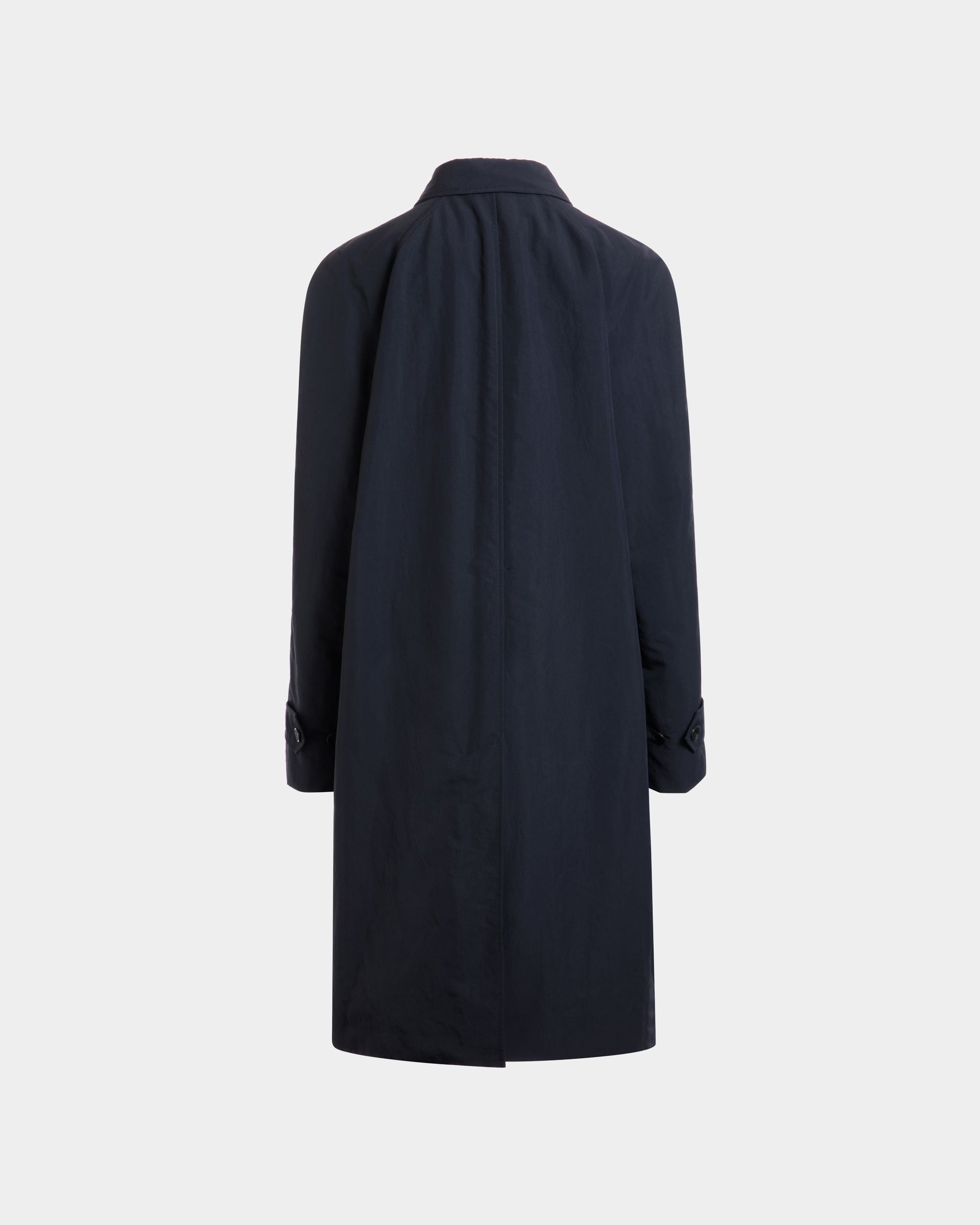 Trenchcoat Aus Nylon In Navy Blue - Herren - Bally - 07