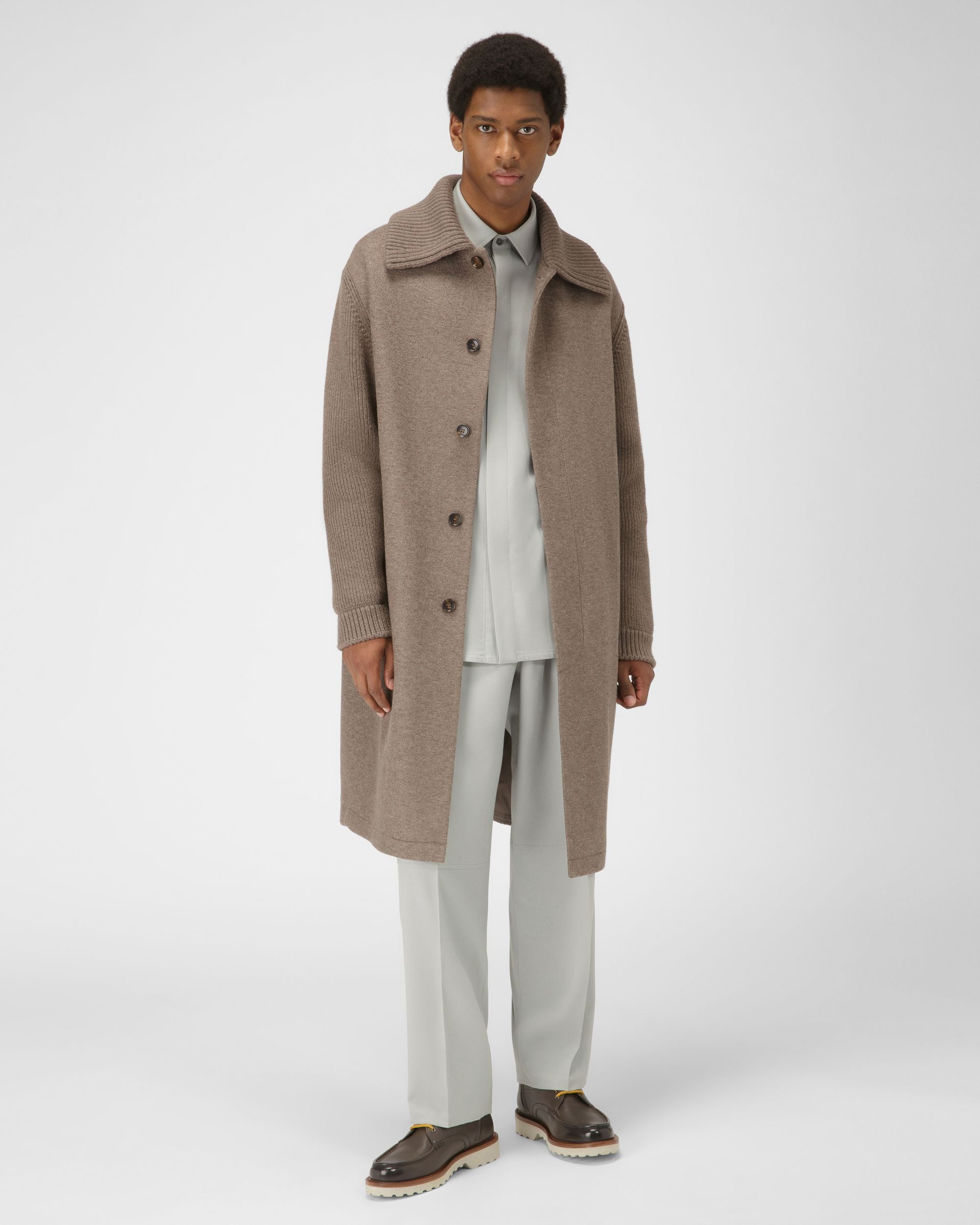 Botte Nottingham En Cuir Army Green - Homme - Bally - 03