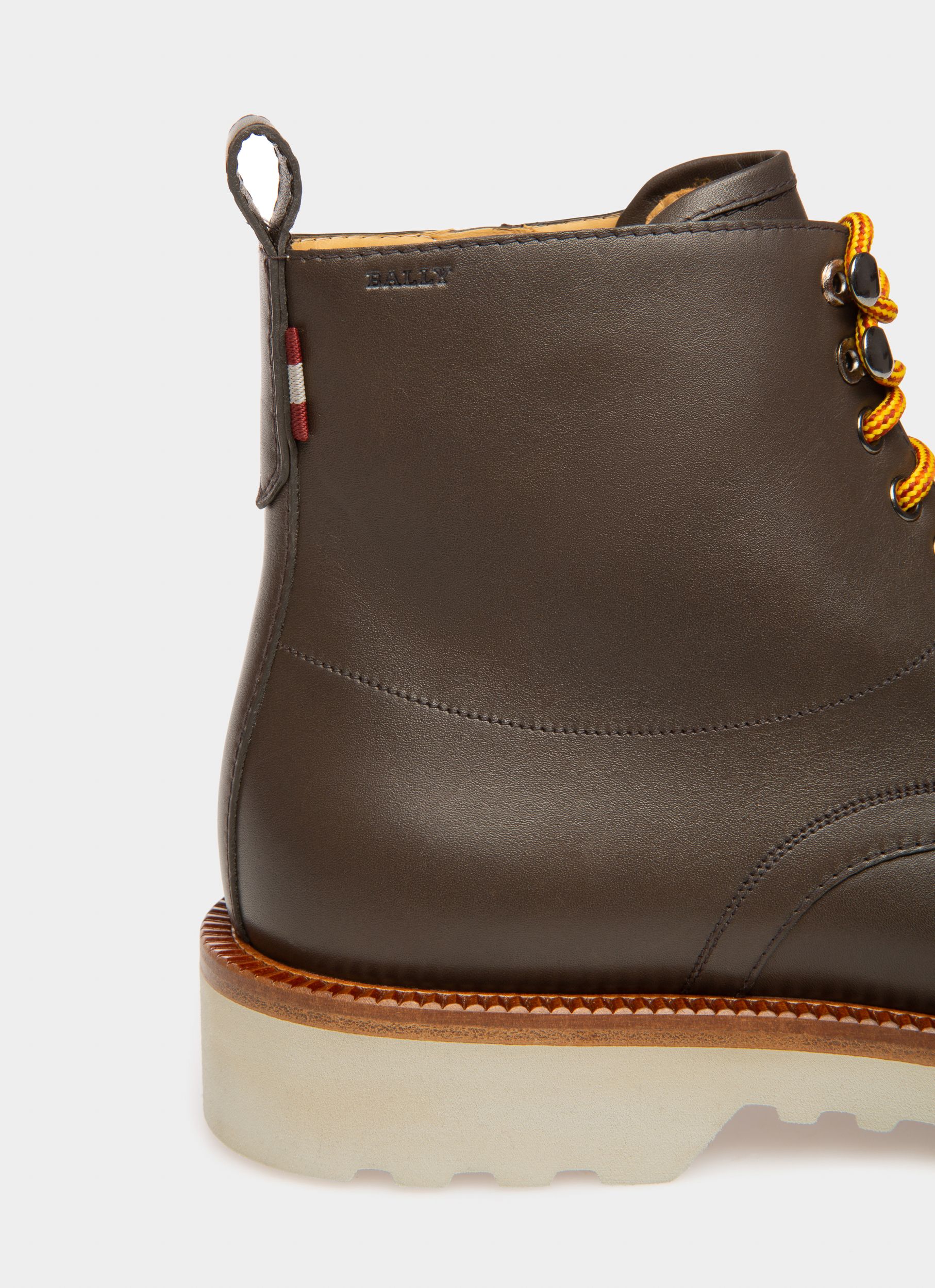 Botte Nottingham En Cuir Army Green - Homme - Bally - 06